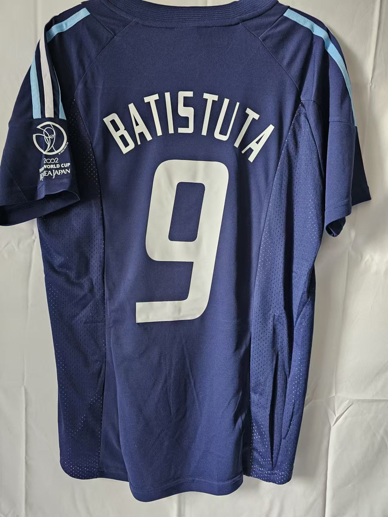 Other 2002 World Cup Argentina #9 Batistuta Jersey Away Size US XL / EU 56 / 4 - 1 Thumbnail