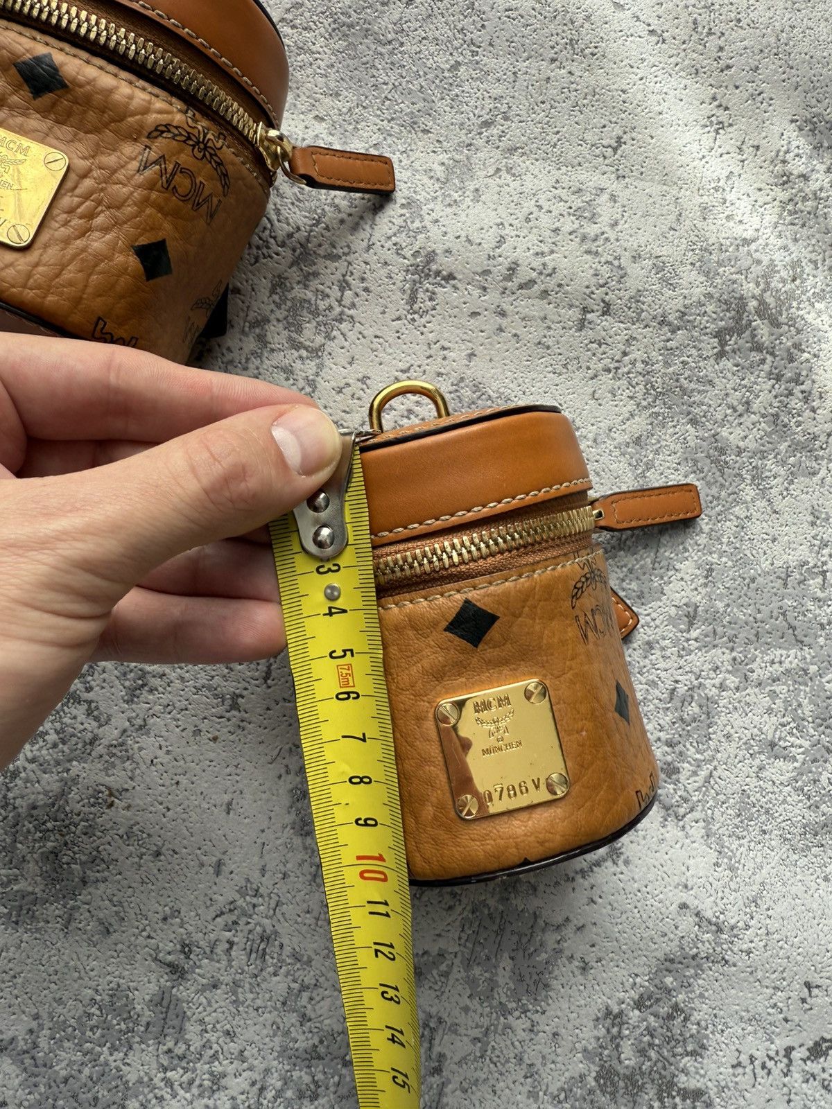 MCM Rare MCM Aren Visetos Vintage Cylinder Bag X2 Size ONE SIZE - 17 Thumbnail