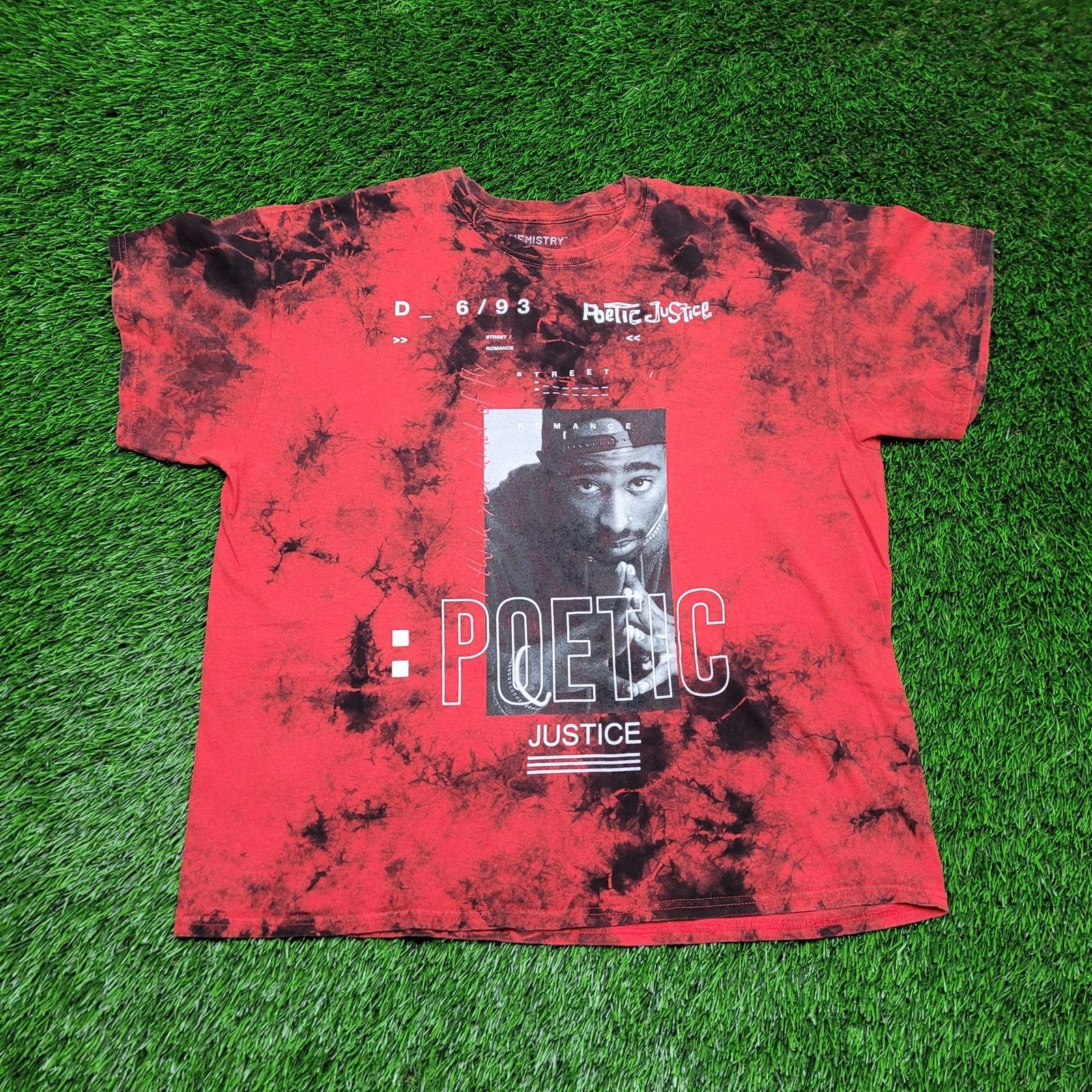 Other Tupac Shakur 2Pac Poetic Justice T-Shirt Large Baggy Size US L / EU 52-54 / 3 - 1 Thumbnail