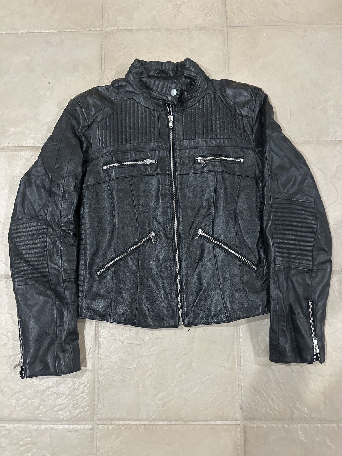 Other Oscar Leopold Leather Biker Jacket Size US L / EU 52-54 / 3 - 1 Thumbnail