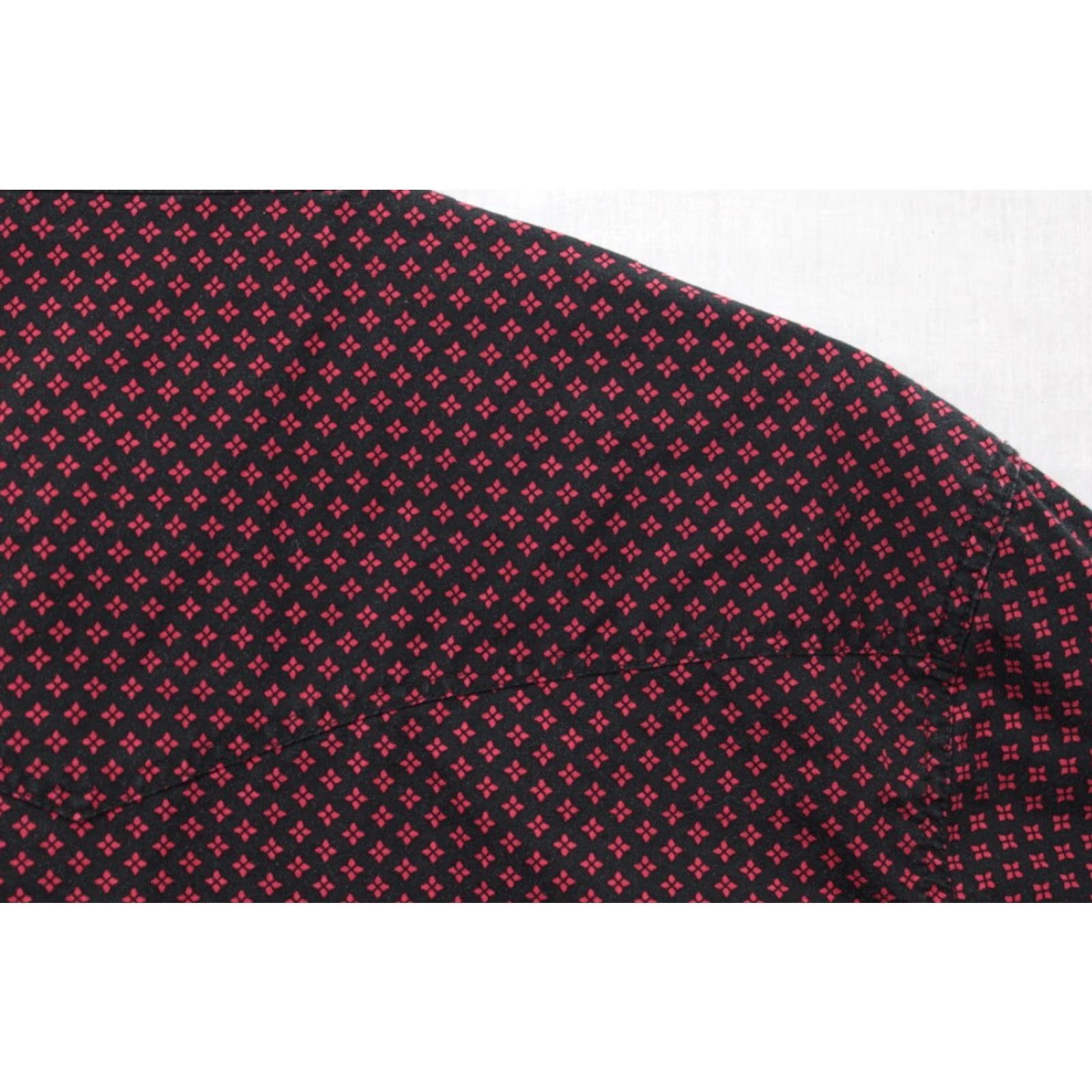 Roper VINTAGE Roper Western Wear Shirt Mens Small Red Black Geometric Pearl Snaps Cowboy Rodeo Size US S / EU 44-46 / 1 - 7 Thumbnail