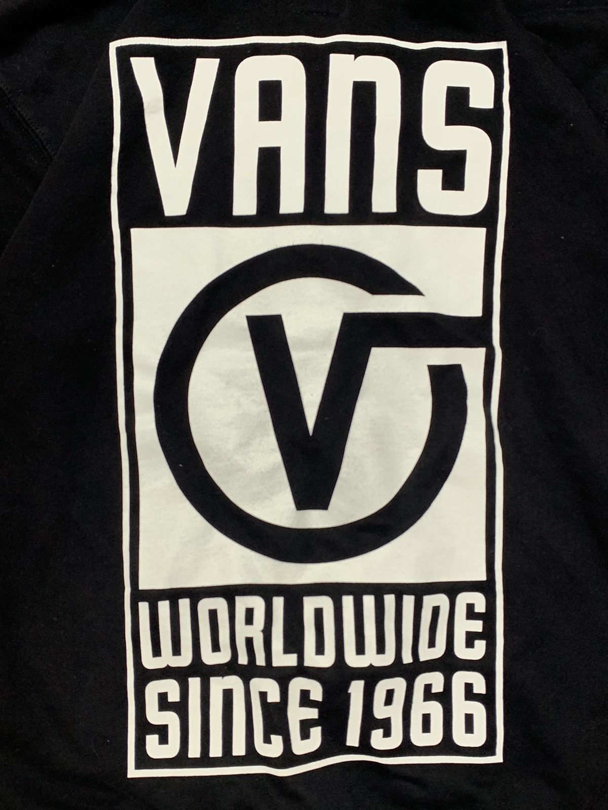 Vans × Vintage Vintage Y2K Vans zip hoodie big logo streetwear size XS Size US XS / EU 42 / 0 - 2 Thumbnail
