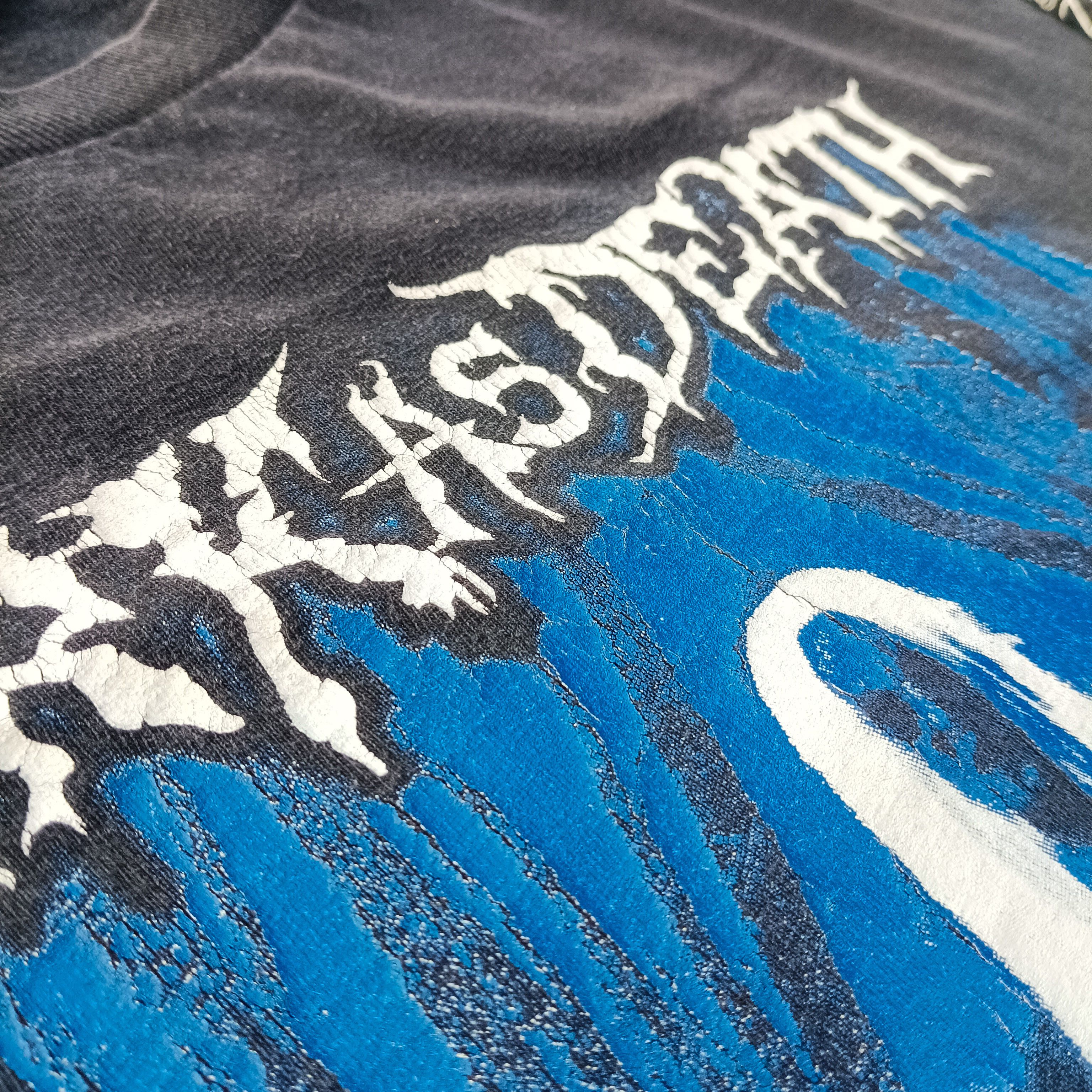 Band Tees × Vintage dark as death bless the witch longsleeve - doubleprint shirt Size US XL / EU 56 / 4 - 3 Thumbnail