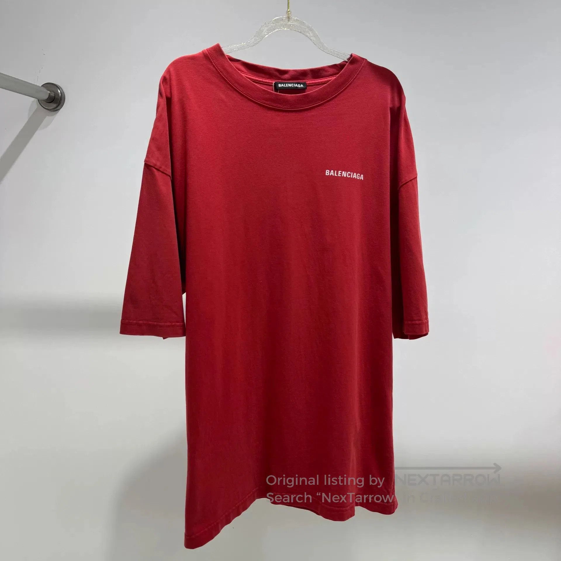 Other Balenciaga Red Letter Logo Short Sleeve XL. Size XL / US 12-14 / IT 48-50 - 1 Thumbnail