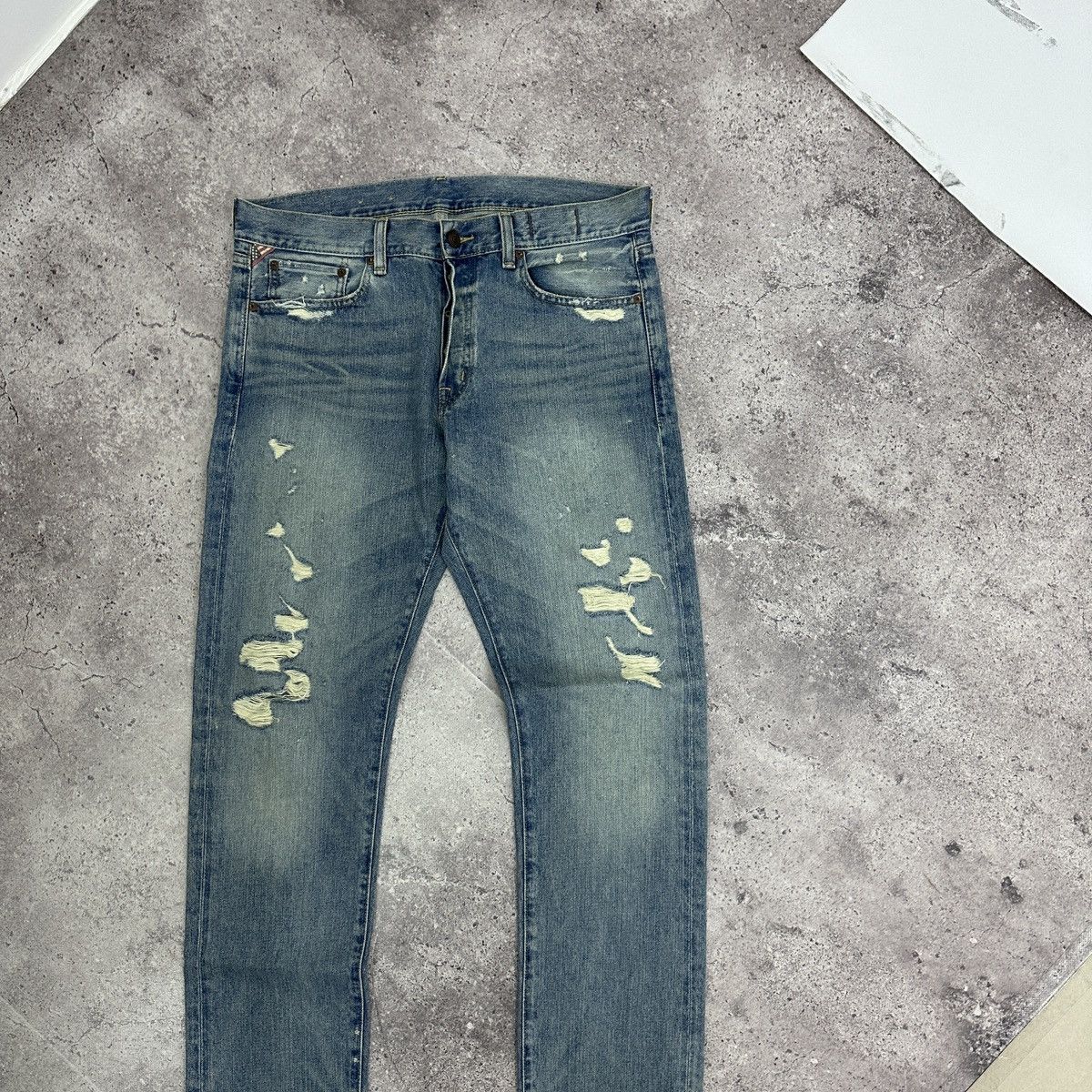 Vintage 00s Denim & Supply Ralph Lauren distressed jeans