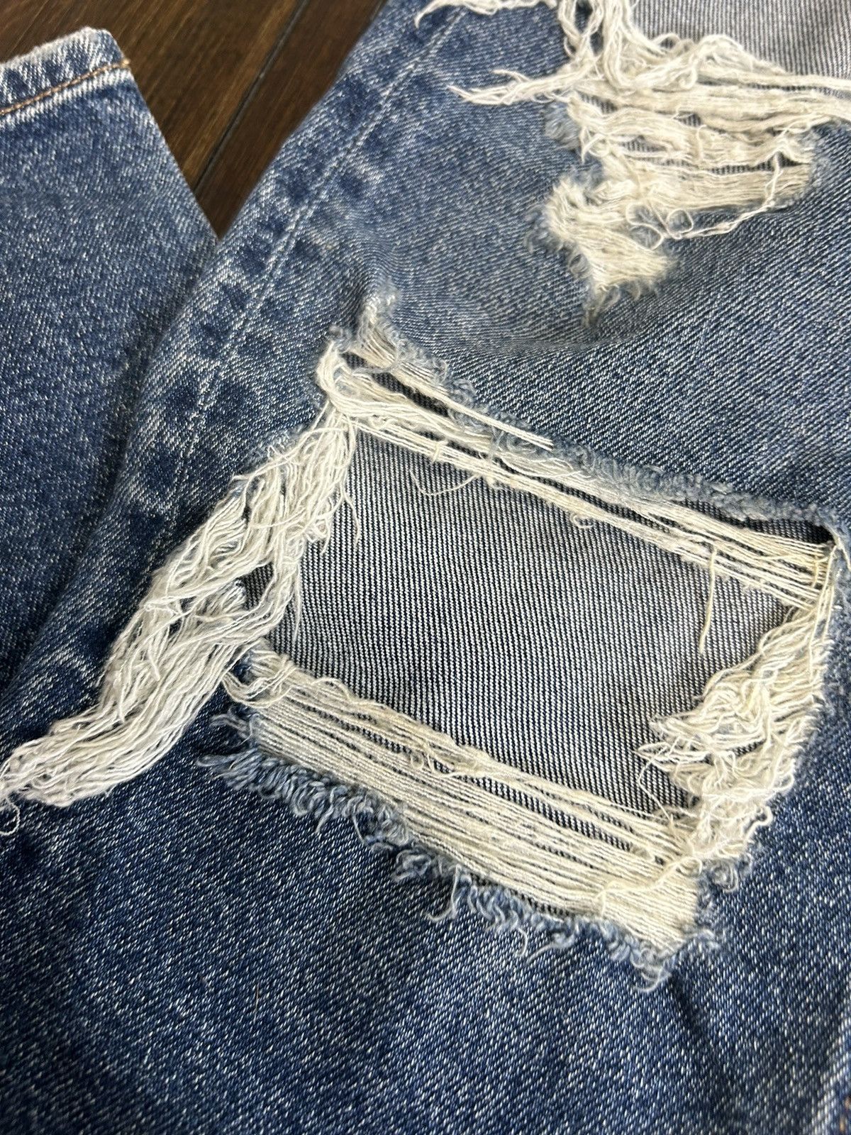American Eagle Outfitters American Eagle distressed Mom Jeans Size 26" / US 2 / IT 38 - 6 Thumbnail