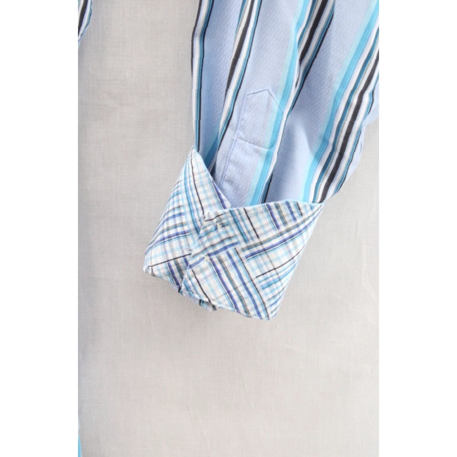 Vintage Thomas Dean Dress Shirt Men’s Large Blue Striped Woven Cotton Casual Shirt Dress Shirt Men’s Large Blue Striped Woven Cotton Casual Size US L / EU 52-54 / 3 - 5 Thumbnail