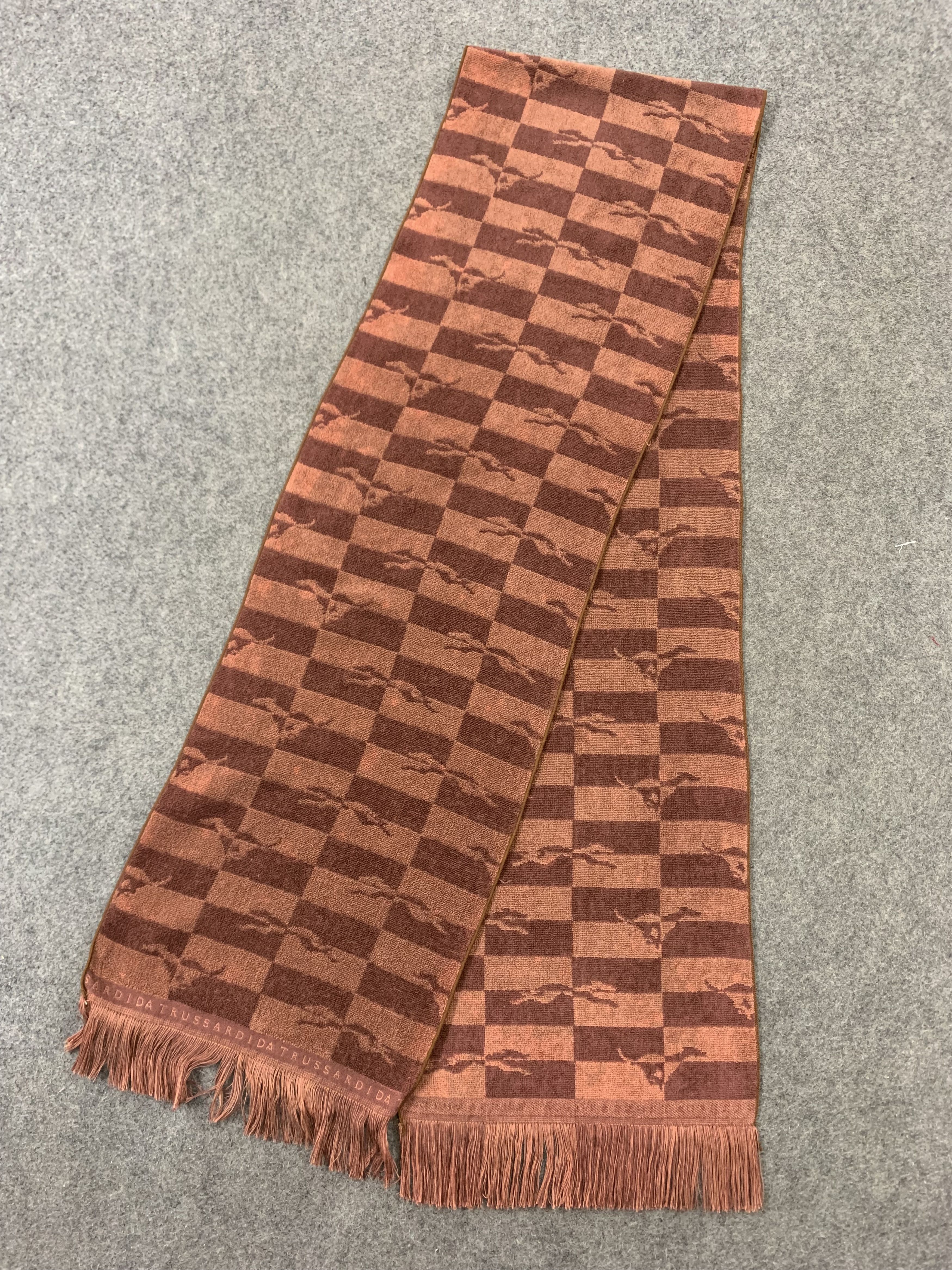 Trussardi Trussardi Scarf Wool Muffler Neck Wrap BL9302 Size ONE SIZE - 4 Thumbnail