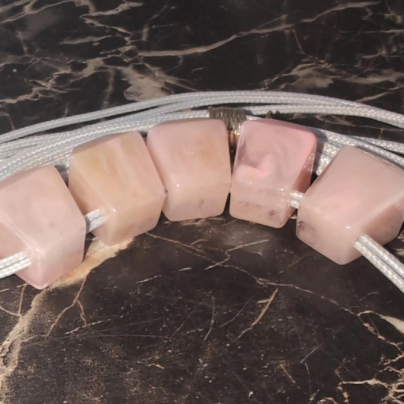 Other Chic Multi-Strand Necklace with Pink and Gold Accents Size ONE SIZE - 5 Thumbnail