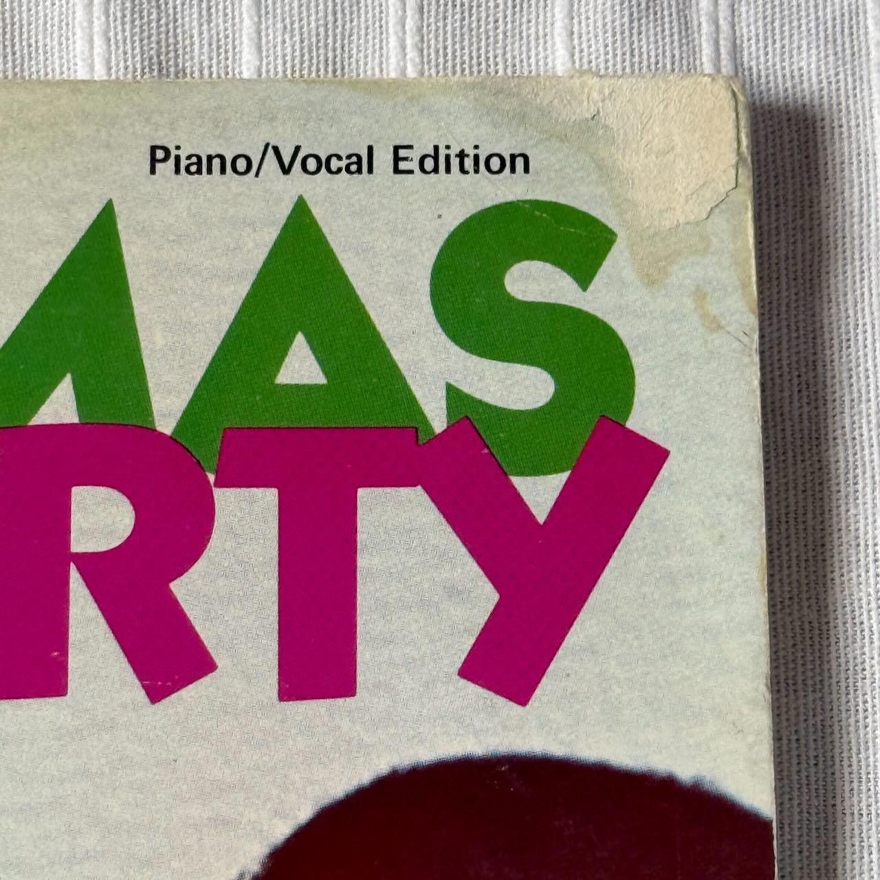Designer Vintage 1972 Christmas Party Sheet Music Piano/Vocal Edition Size ONE SIZE - 3 Thumbnail