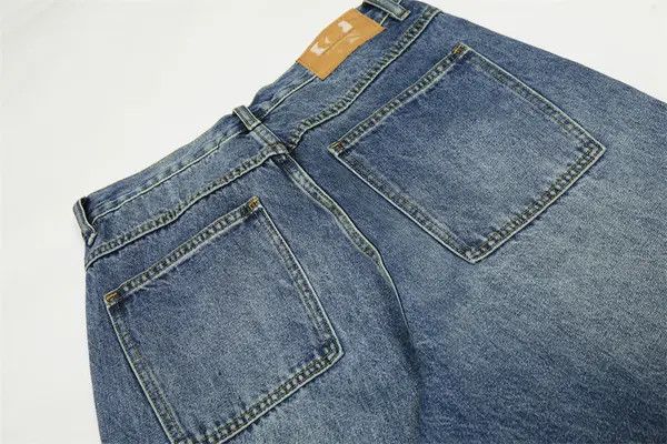 Vintage Asaoka x Yuk Retro punk loose wide-leg washed straight jeans Size US 32 / EU 48 - 5 Thumbnail