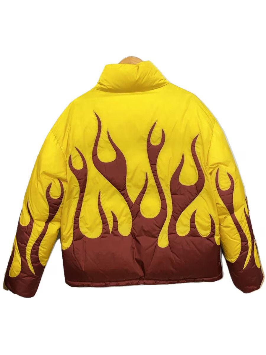 Palm Angels Palm Angels x Moncler Clancy Nylon Jacket Down Jacket Yellow Size US L / EU 52-54 / 3 - 2 Thumbnail