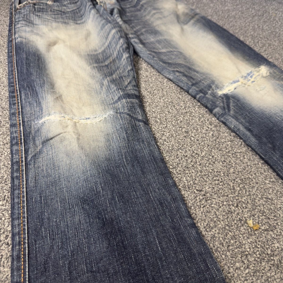 Beauty Beast 🔥🇯🇵 Japanese Denim Edwin Blue Trip Boot Cut Jeans W32 Size US 32 / EU 48 - 5 Thumbnail