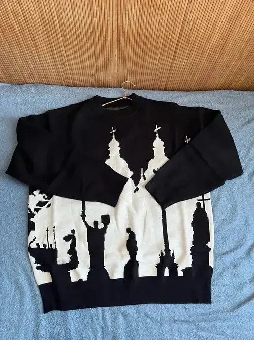 American Edition Sweater Retro gothic Size US L / EU 52-54 / 3 - 2 Thumbnail