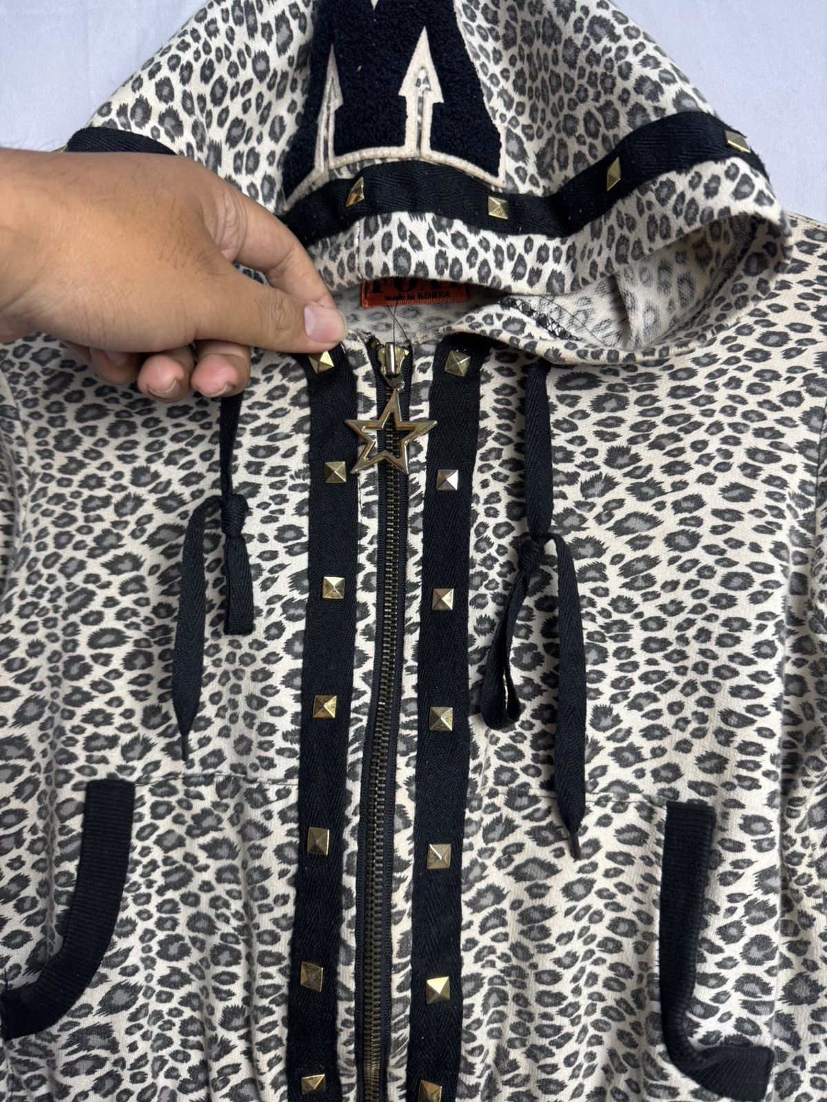 Hysteric Glamour Studded Croped Hoodie Y2K Styled Japanese Size US S / EU 44-46 / 1 - 4 Thumbnail