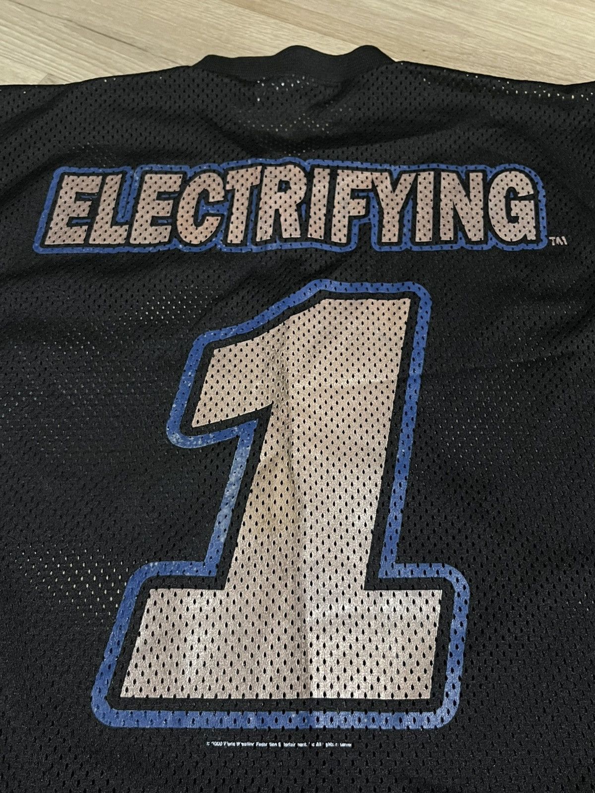 WWE Vintage The Rock Electrifying Dwayne Johnson WWE Tee Jersey Size US M / EU 48-50 / 2 - 4 Thumbnail