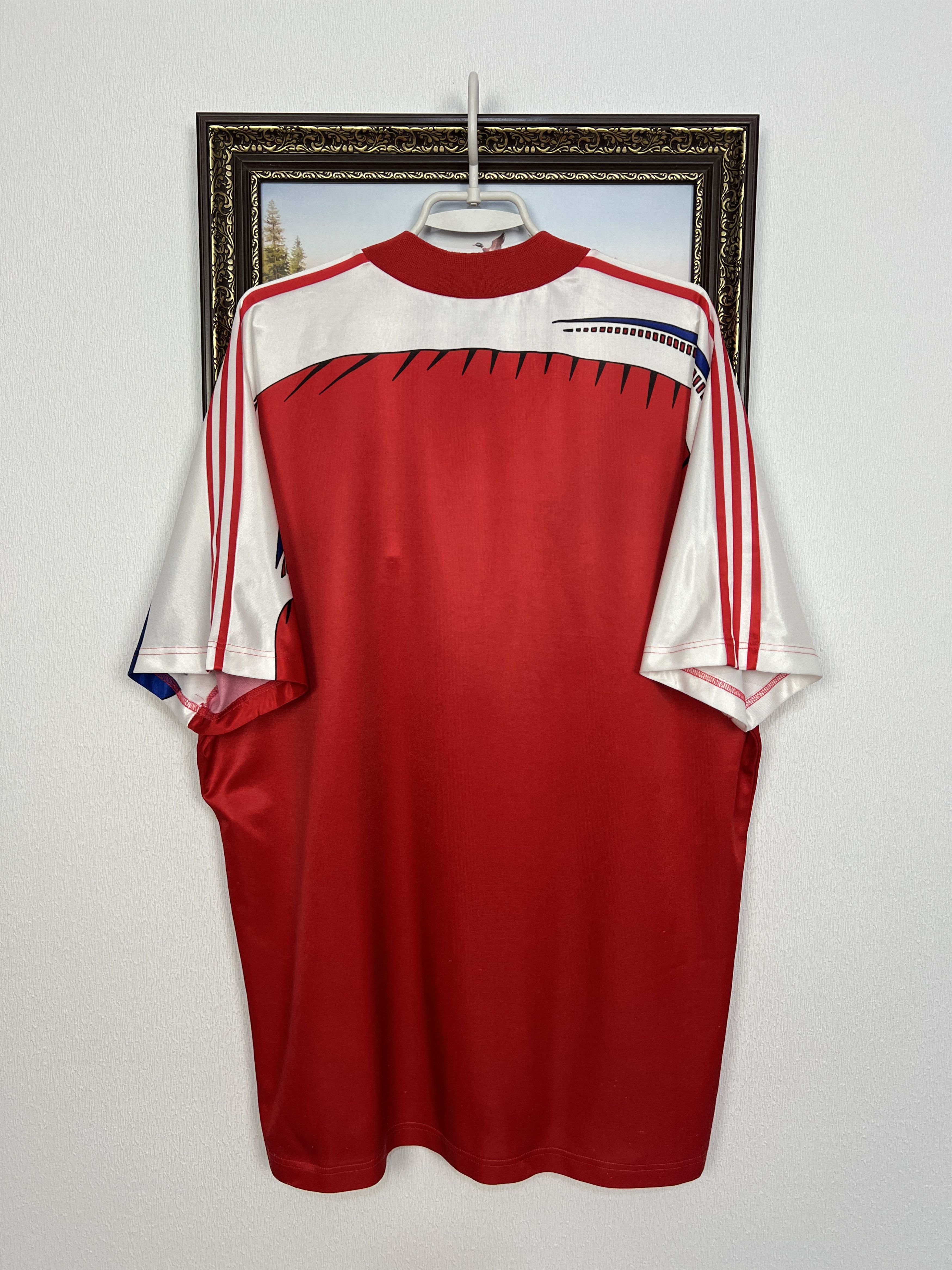 Adidas Vintage 90's Football Template Shirt Soccer Jersey Trikot Size US L / EU 52-54 / 3 - 8 Thumbnail