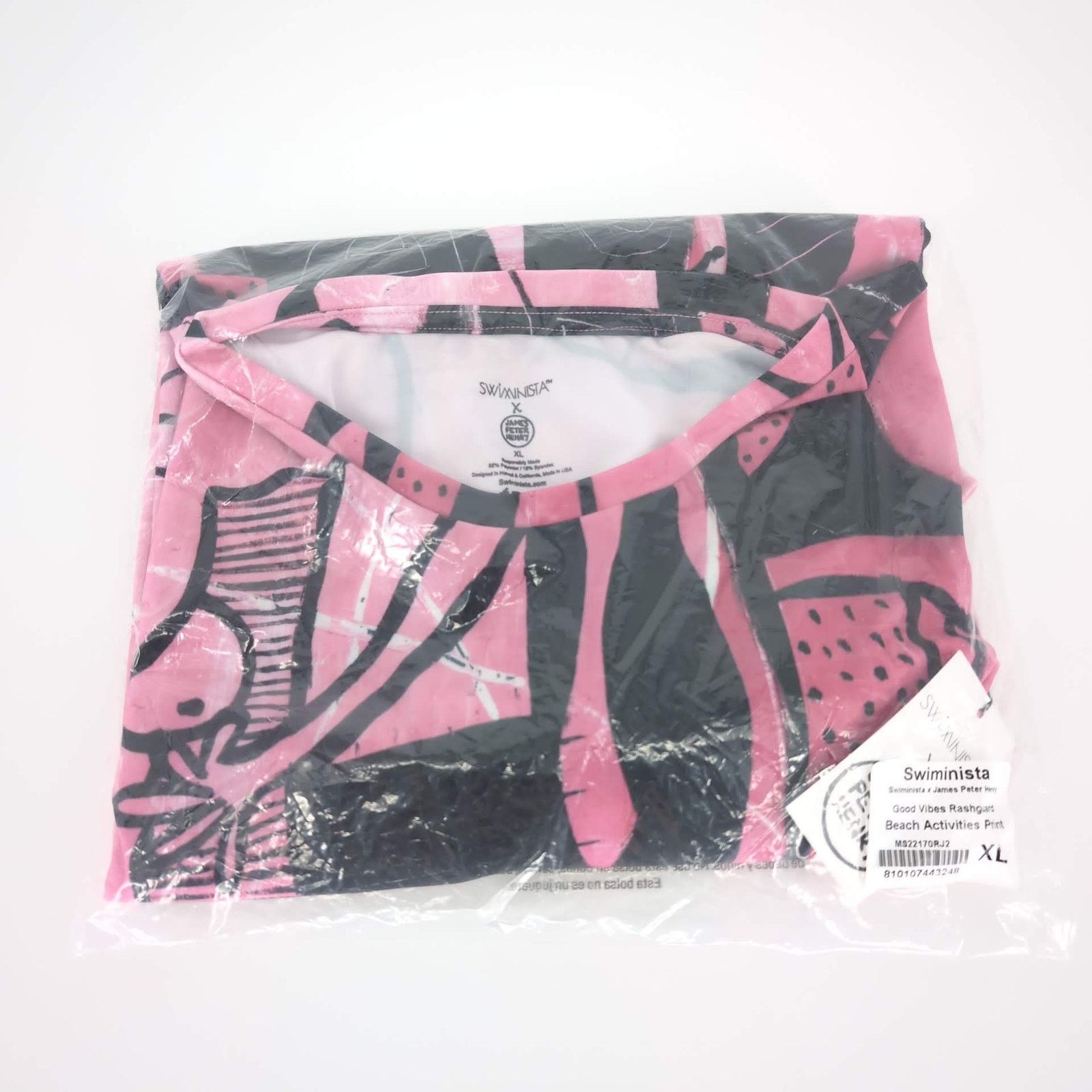 Other Swiminista x James Peter Henry Good Vibes XL Rashguard NWT Size US 36 / EU 52 - 12 Thumbnail
