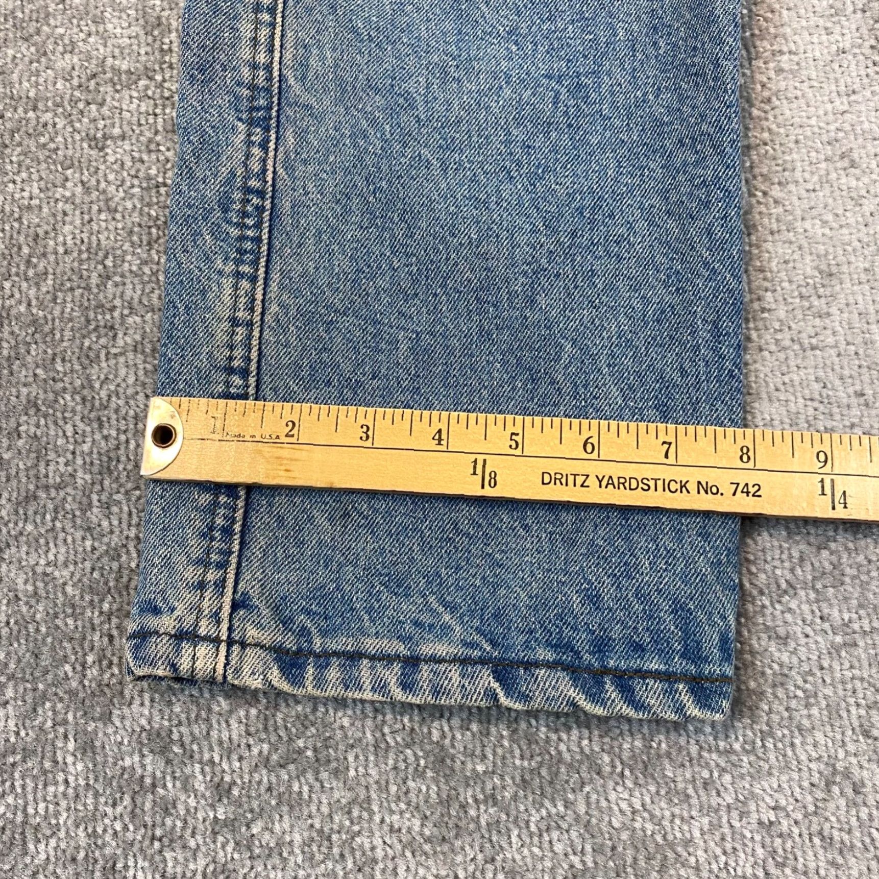 Harley Davidson Harley-Davidson Jeans Mens 33x30 Light Blue Denim Pant USA 31x29.5 5-Pocket Biker Blues Size US 33 - 6 Thumbnail