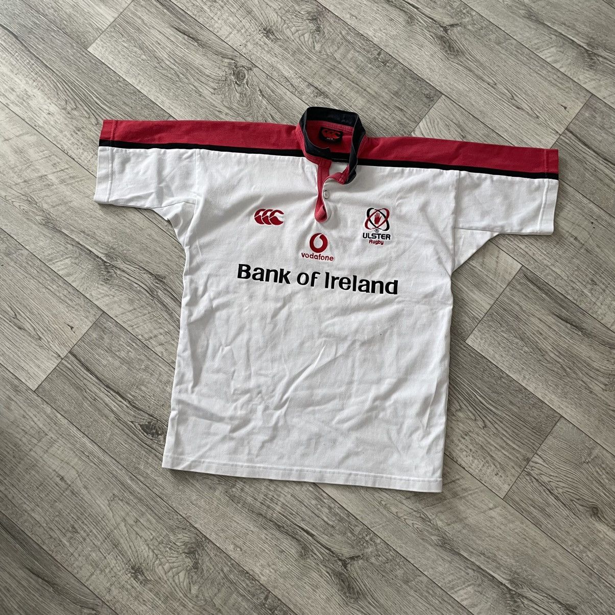 Canterbury of New Zealand Vintage 2000 Canterbury Ulster Rugby Union Jersey Shirt bank Size US M / EU 48-50 / 2 - 1 Thumbnail