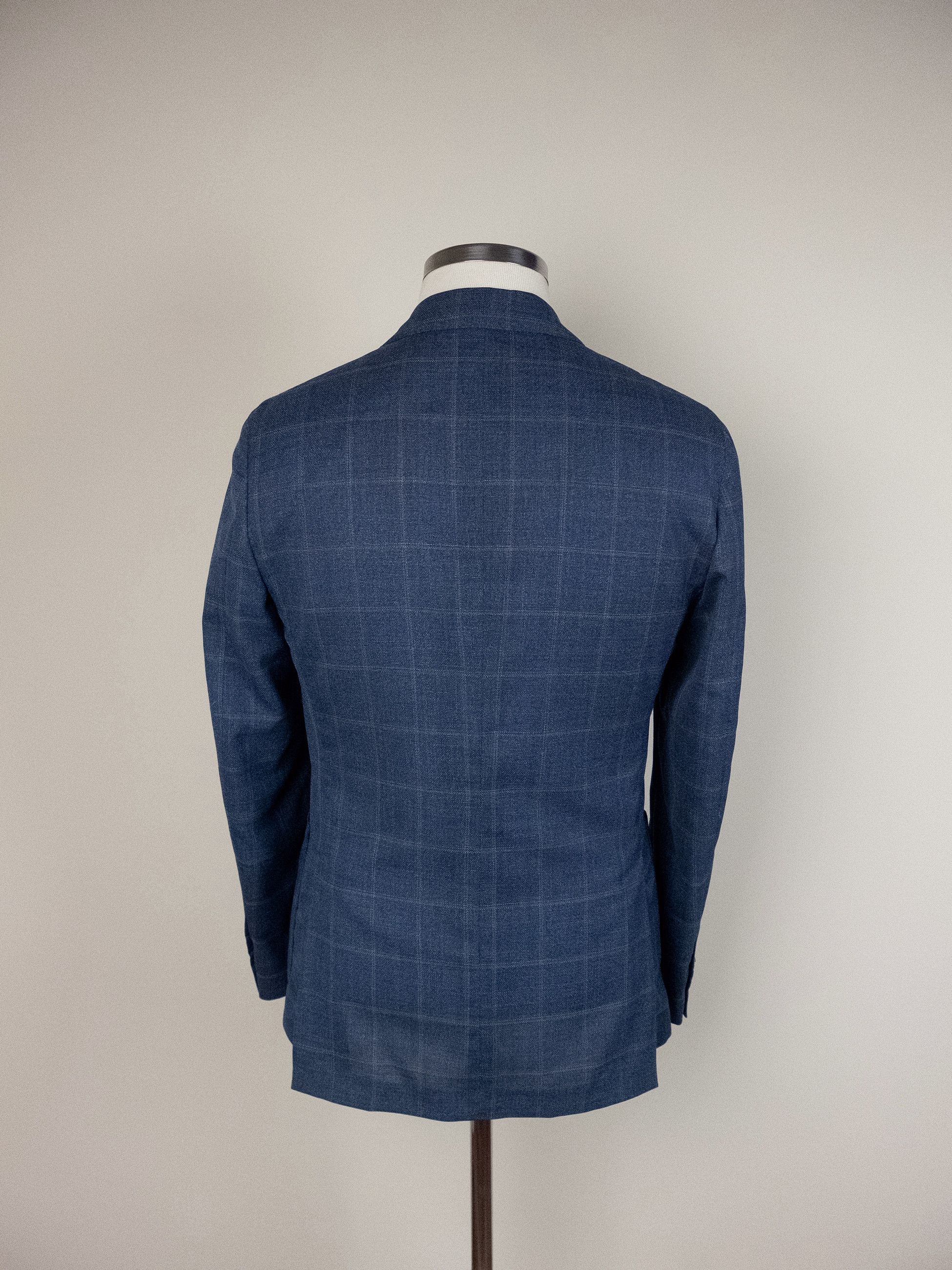 Lardini LARDINI 7 Drop blue plaid wool sportcoat 38 48 Size 38R - 3 Thumbnail