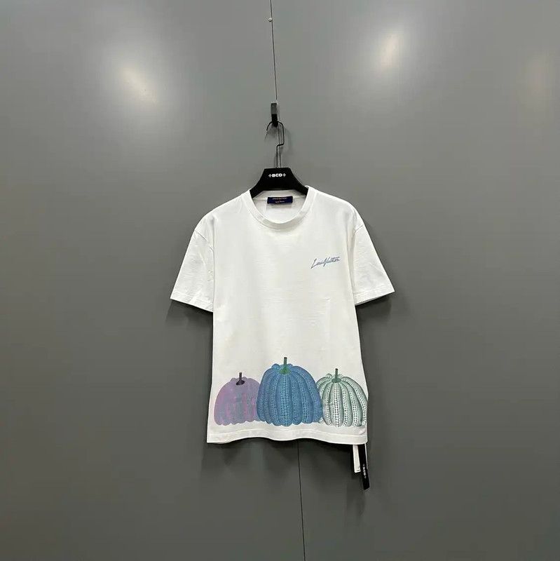 Louis Vuitton Summer White Cotton T-Shirt 0089