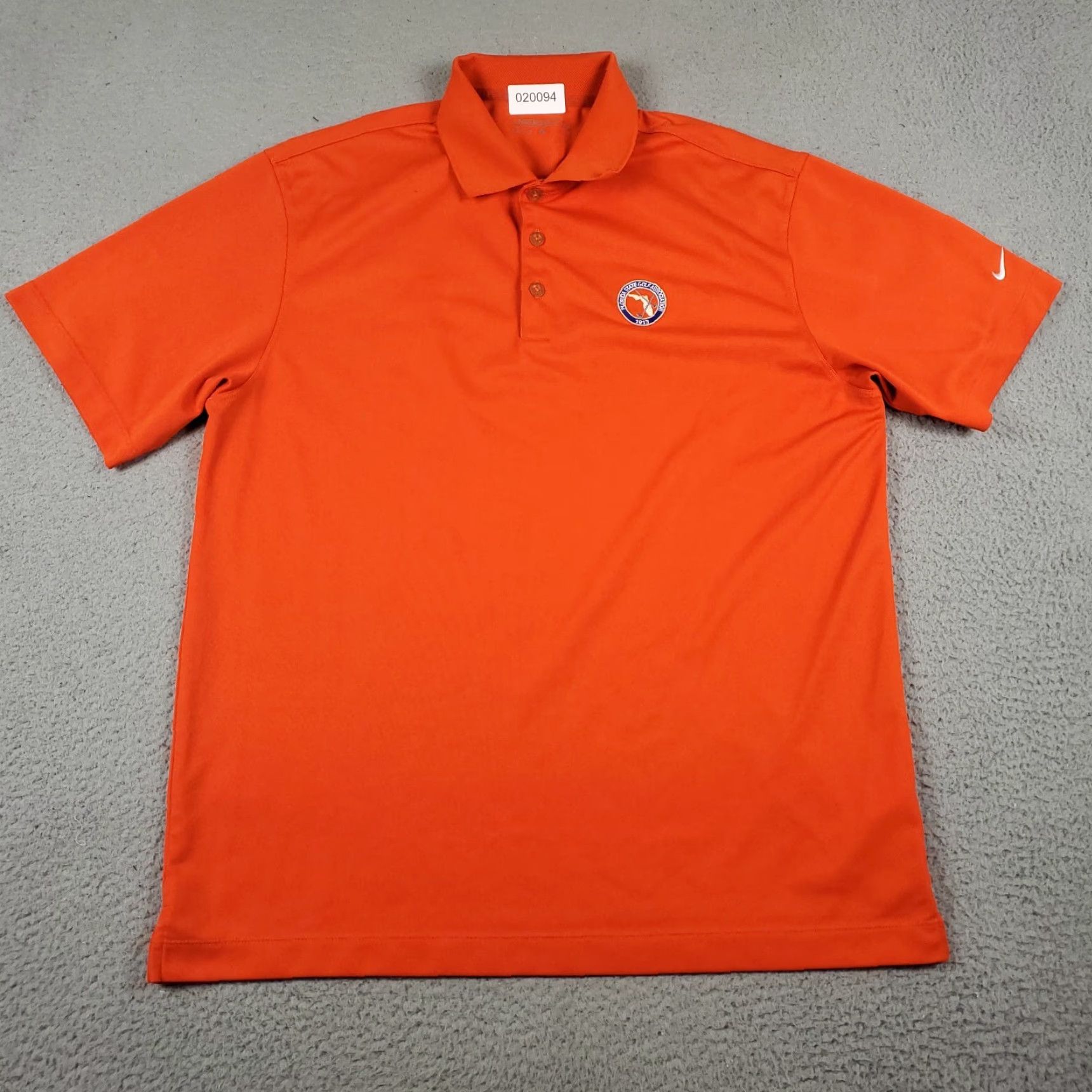 Nike VINTAGE Nike Polo Shirt Mens Large Orange Dri Fit Golf Casual Short Sleeve Adult Size US L / EU 52-54 / 3 - 3 Thumbnail