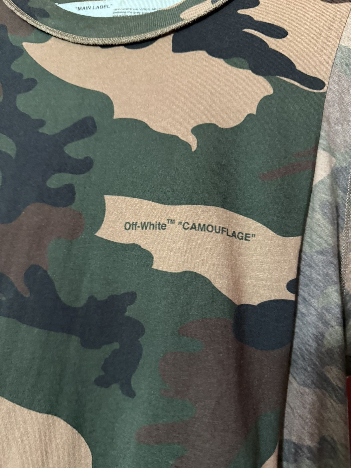 Off-White Off-White Camoflage Tee Size Medium Size US M / EU 48-50 / 2 - 2 Thumbnail