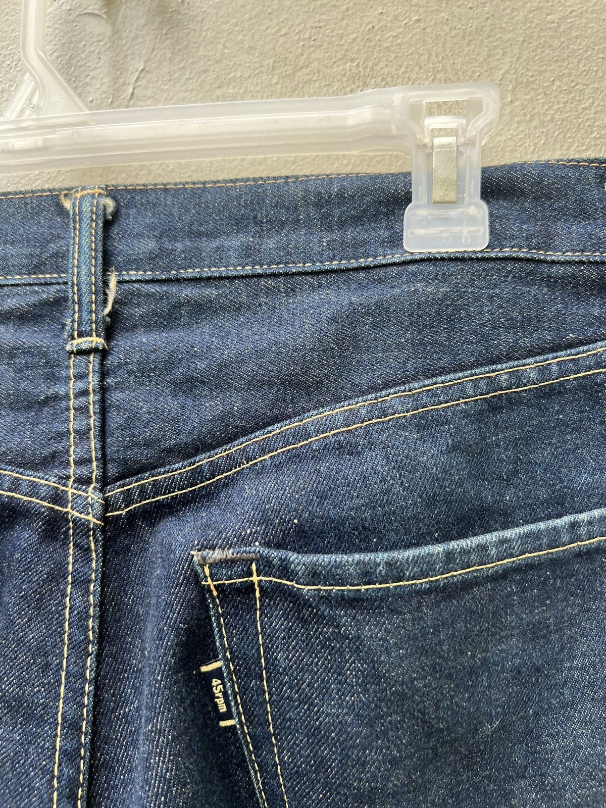 45rpm Vintage 90s 45rpm Japan Mud Denim Straight Leg Jeans Size US 32 / EU 48 - 20 Thumbnail