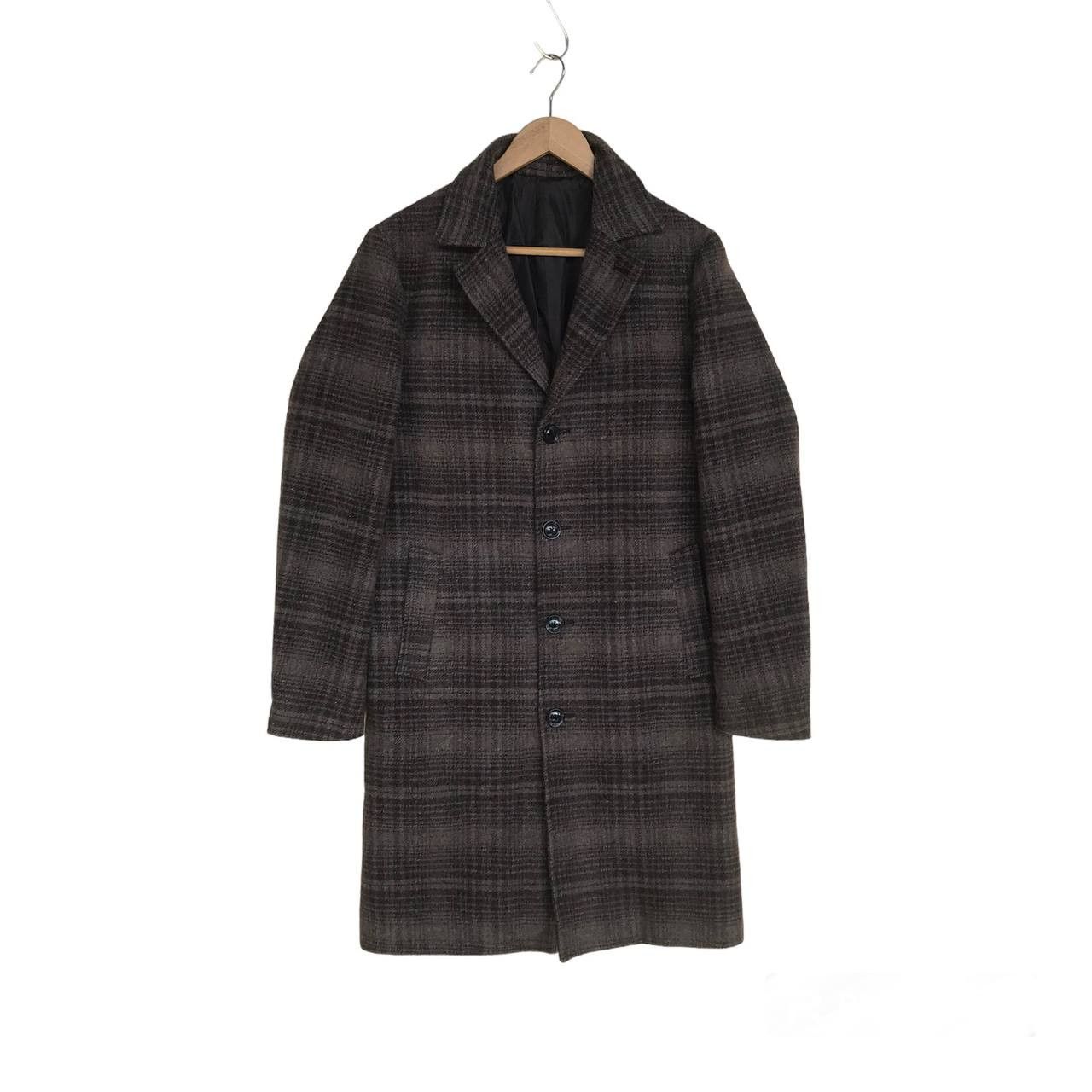 GOSTAR DE FUGA Go Star De Fuga wool plaid long jacket size 44 Size US S / EU 44-46 / 1 - 5 Thumbnail