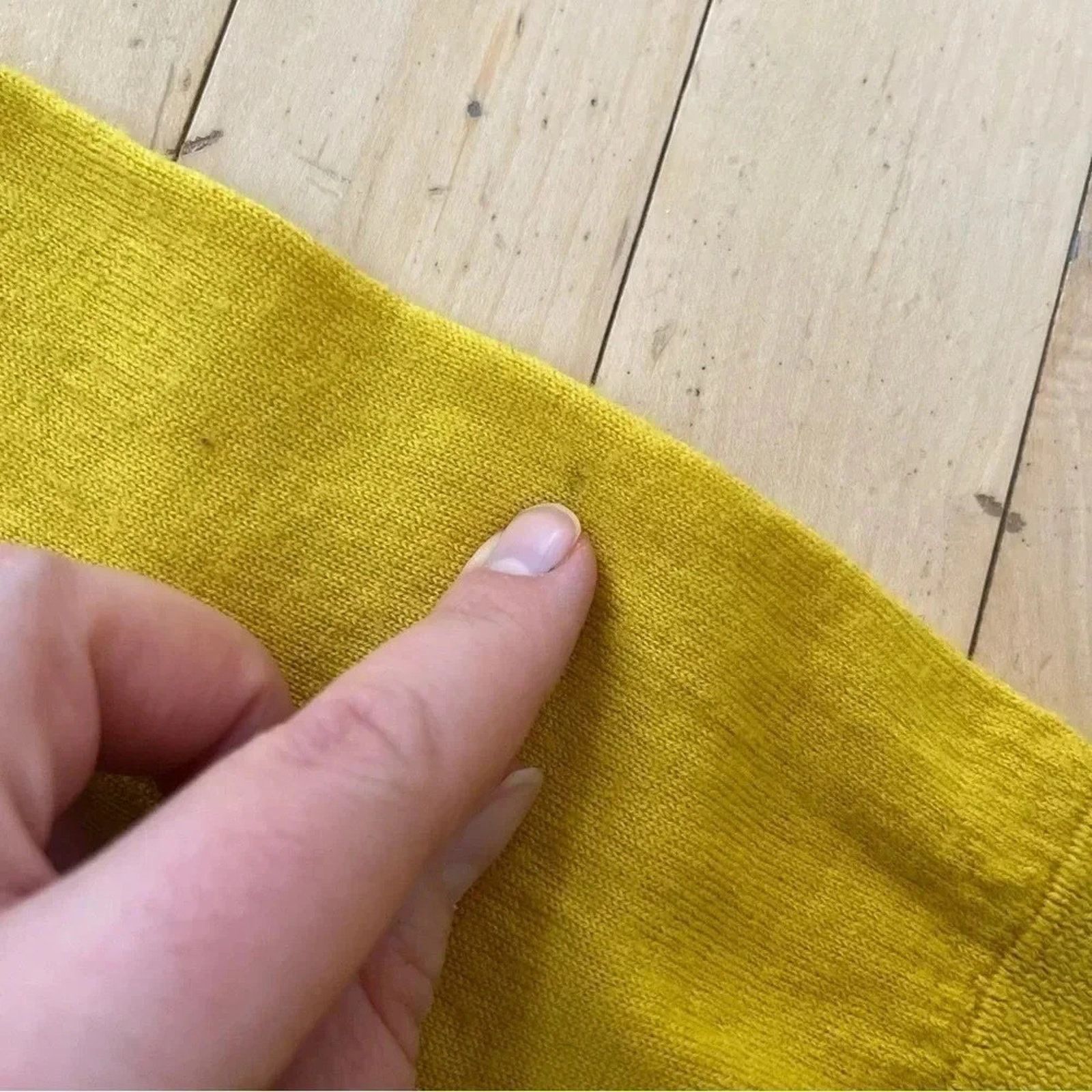 Other Halogen Yellow 100% Merino Wool Button Front Cardigan Size S Size S / US 4 / IT 40 - 7 Thumbnail