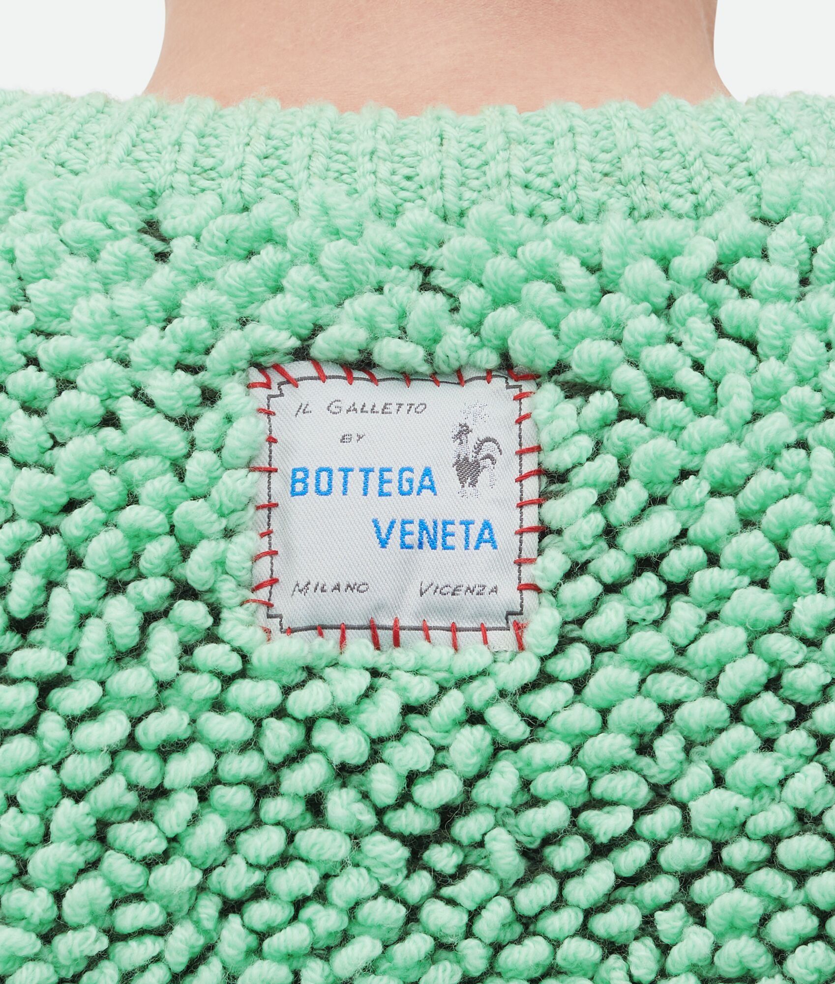 Bottega Veneta o1loc1c1025 780600 Graphic Animal Jacquard Wool Jumper Siren Size US L / EU 52-54 / 3 - 4 Thumbnail