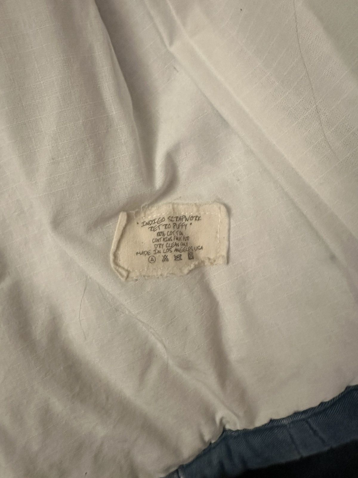 Greg Lauren $2,875 Indigo Scrapwork Retro Puffy - Size 4 Size US XL / EU 56 / 4 - 5 Thumbnail