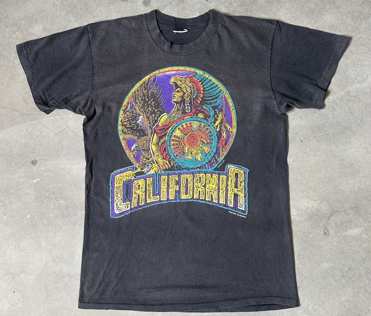 Vintage VINTAGE 90S CALIFORNIA WEST TEE GRABPHIC TEE Size US M / EU 48-50 / 2 - 1 Thumbnail