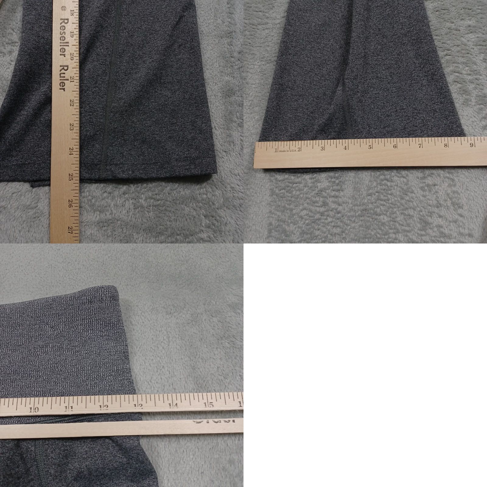 Athleta Athleta Leggings Womens Small Gray Flared Pull On Activewear Size 26" / US 2 / IT 38 - 8 Thumbnail