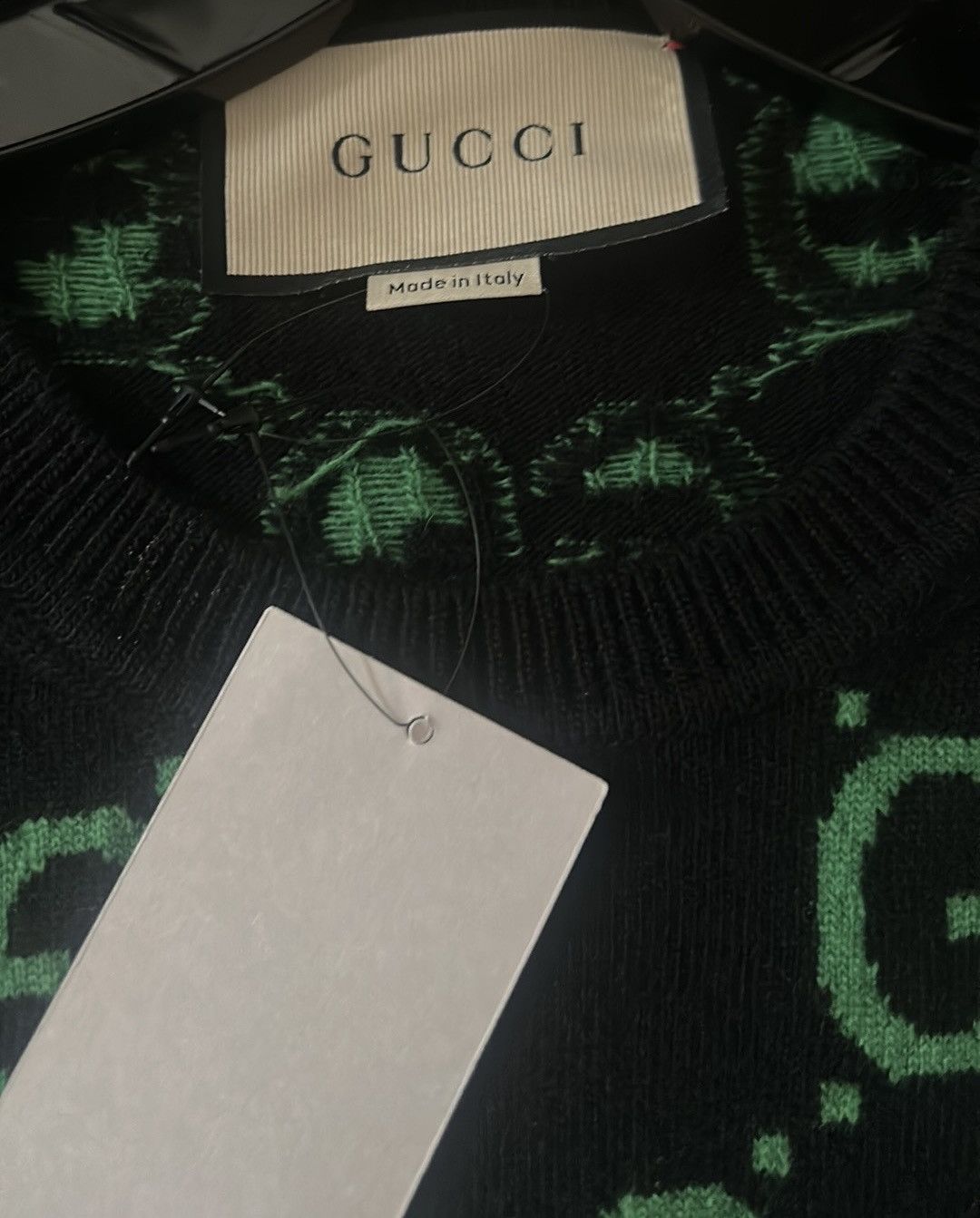 Gucci Gucci GG Monogram Crewneck Knitted Jacquard 100%wool Sweater Size US M / EU 48-50 / 2 - 3 Thumbnail