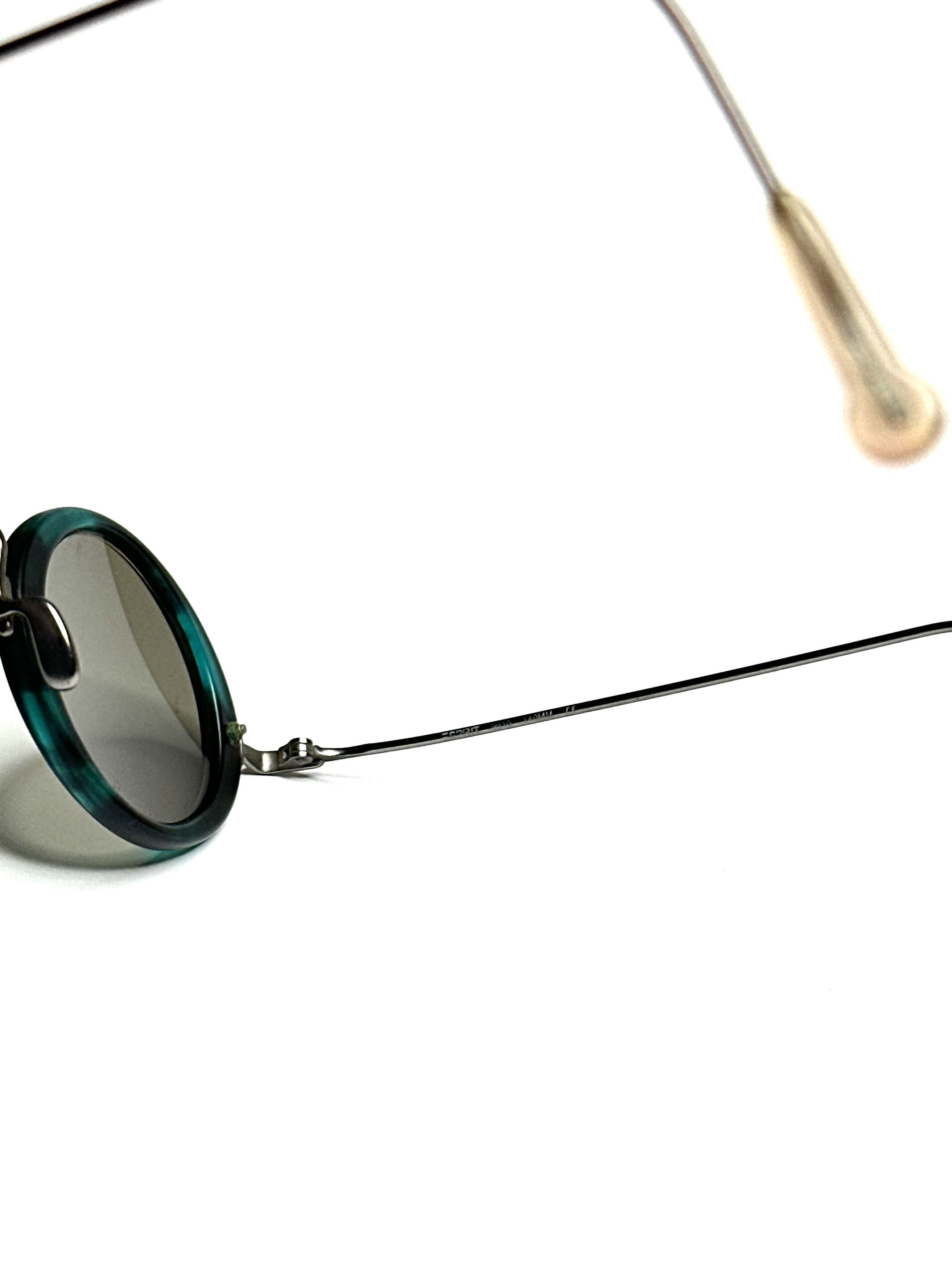 ESPIRIT Espirit round steampunk slim vintage military sunglasses Size ONE SIZE - 5 Thumbnail