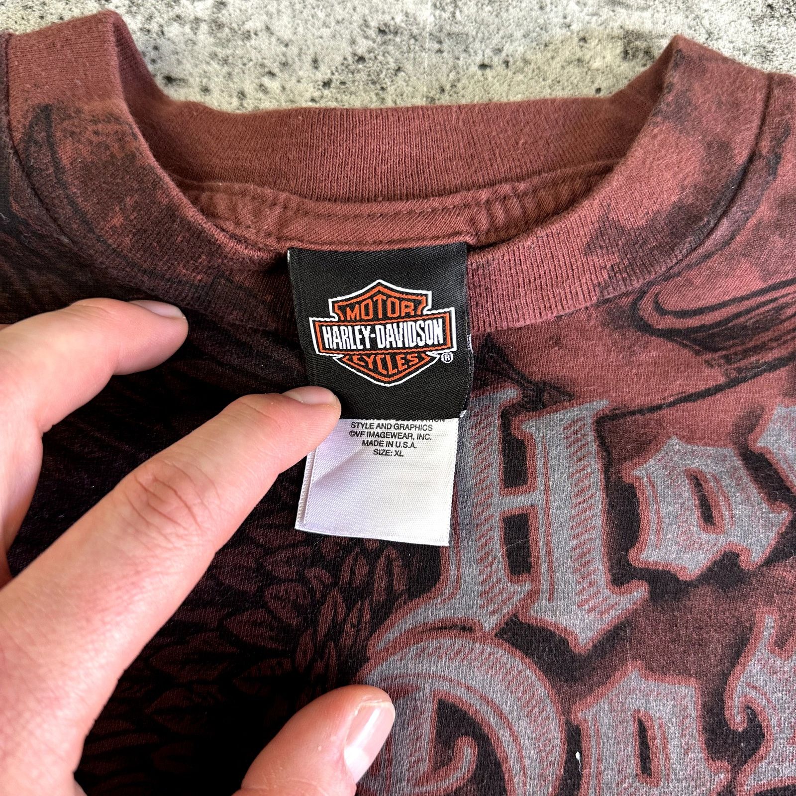 Harley Davidson Y2K Harley Davidson Shirt AOP Eagle Shirt XL San Antonio Size US XL / EU 56 / 4 - 5 Thumbnail
