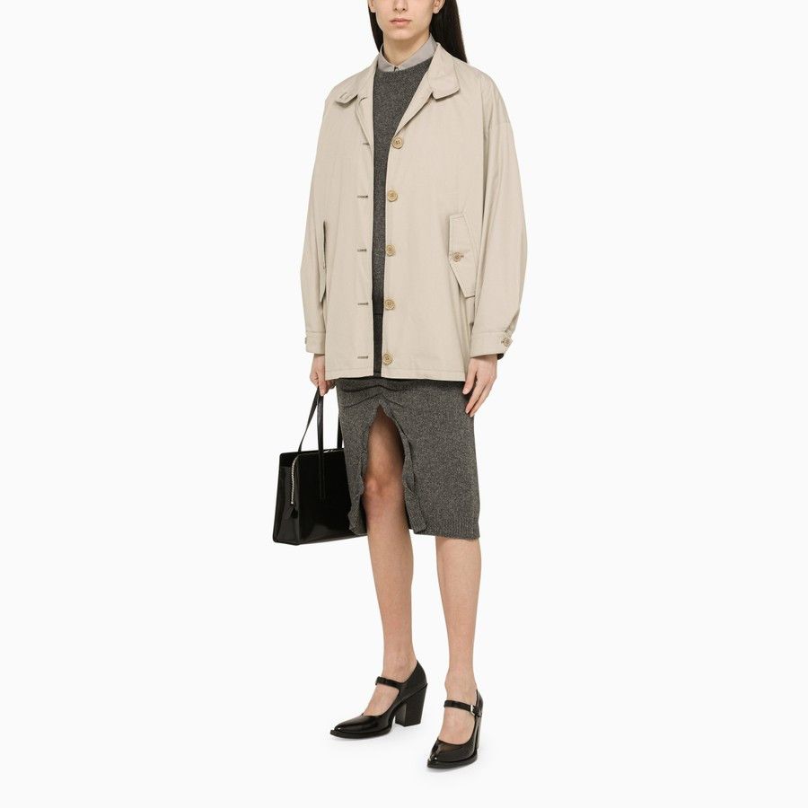 Prada o1d2blof0924 Jacket in Beige Size S / US 4 / IT 40 - 2 Thumbnail