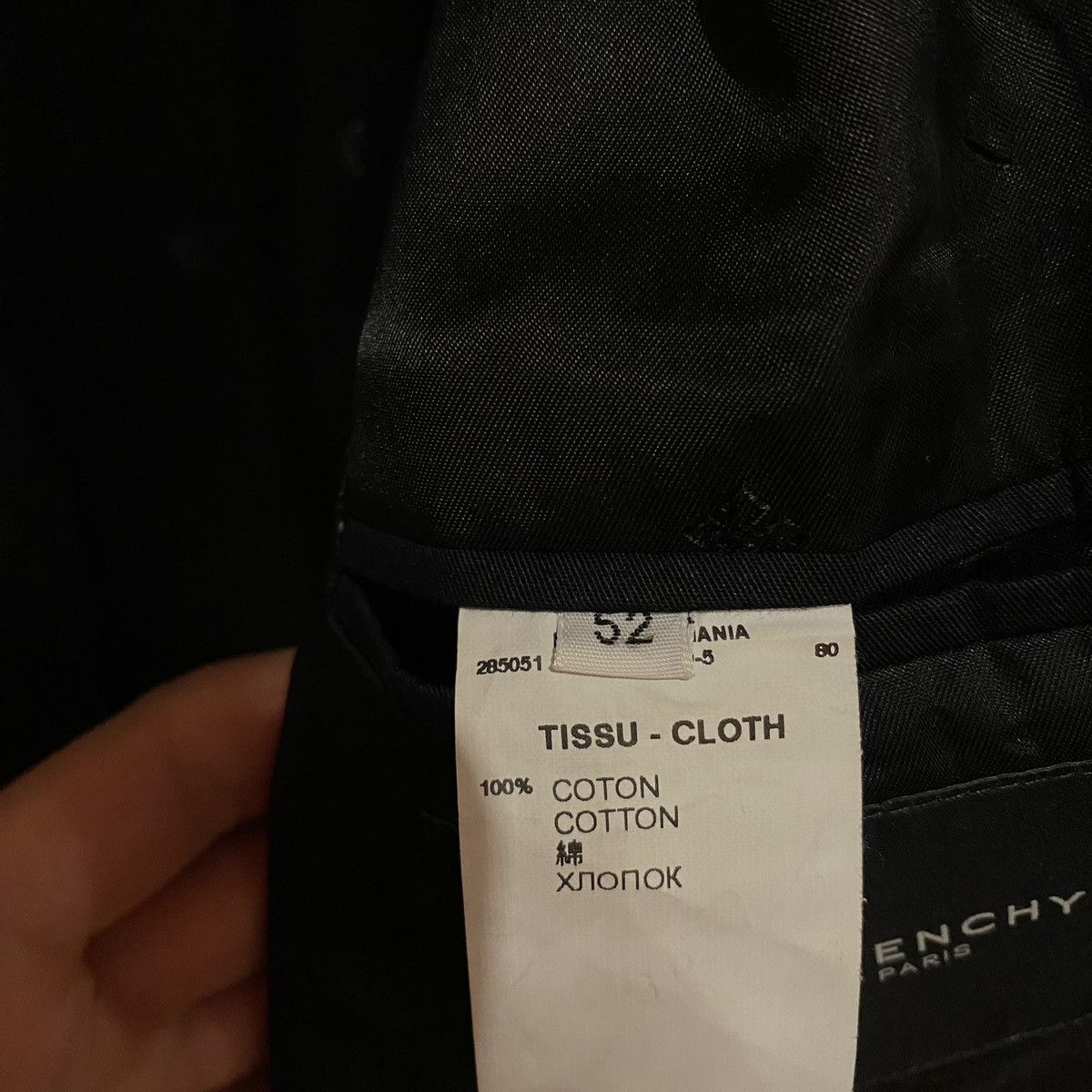 Givenchy Givenchy Paris Blazer Dark Blue Size 52L - 4 Thumbnail