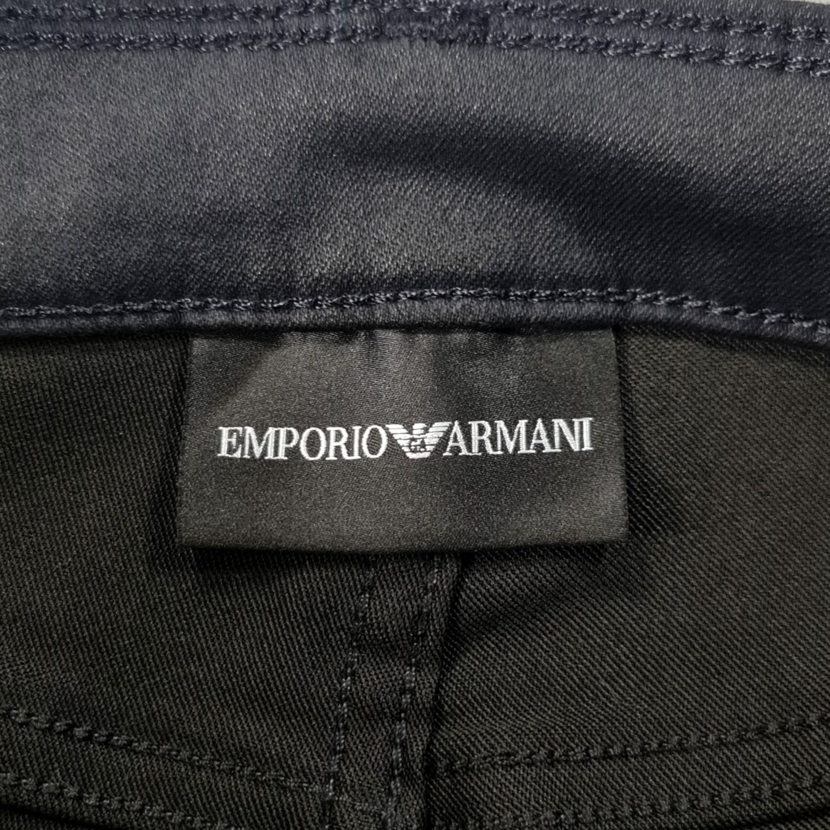 Armani Emporio Armani Jeans Womens Blue W26 L31 Skinny Fit High Rise Stretch Denim Size 26" / US 2 / IT 38 - 4 Thumbnail