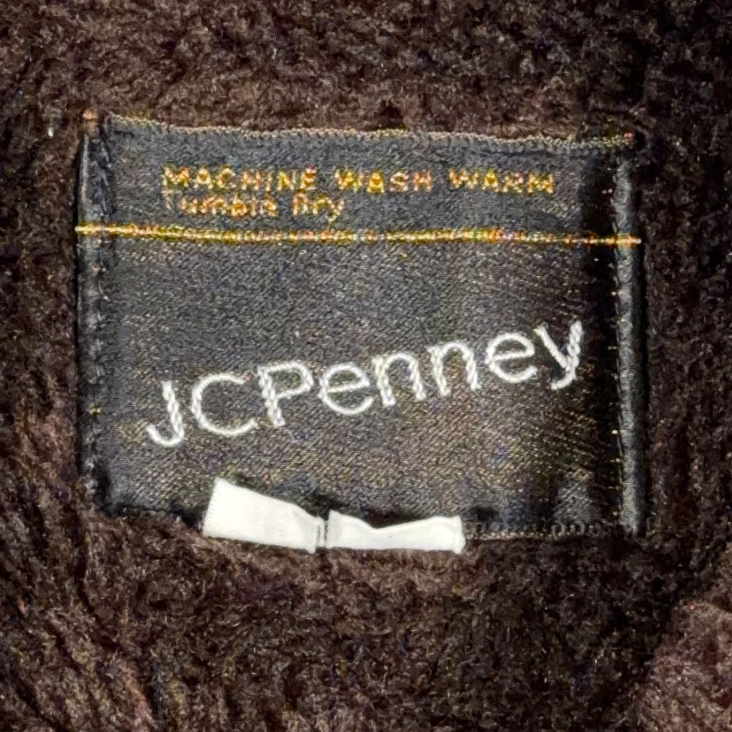 Vintage VINTAGE J. C. Penney Jacket Adult 42 Brown Canvas Sherpa Chore Western 70s Mens Size US L / EU 52-54 / 3 - 5 Thumbnail