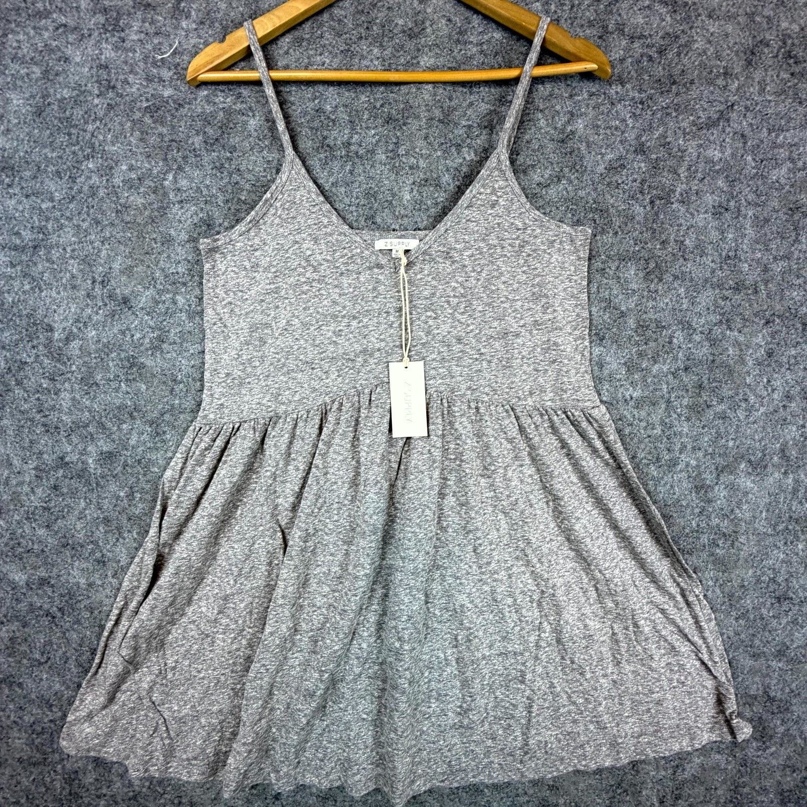 Z Supply Z Supply Kona Triblend Dress Medium Heather Gray Beachy Boho Size M / US 6-8 / IT 42-44 - 1 Thumbnail