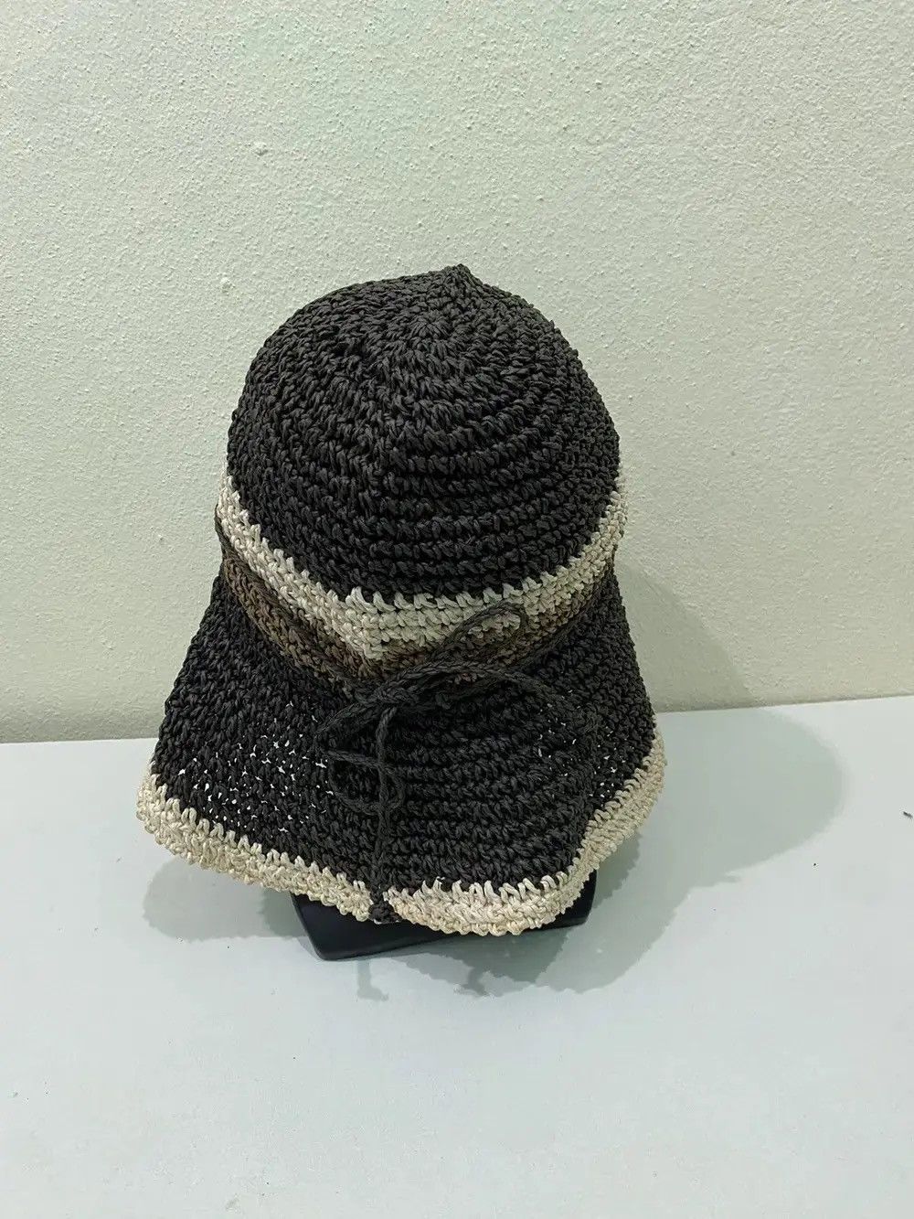 Japanese Brand × Uniqlo Japanese Brand Uniqlo Crochet Bucket Hat Size ONE SIZE - 4 Thumbnail