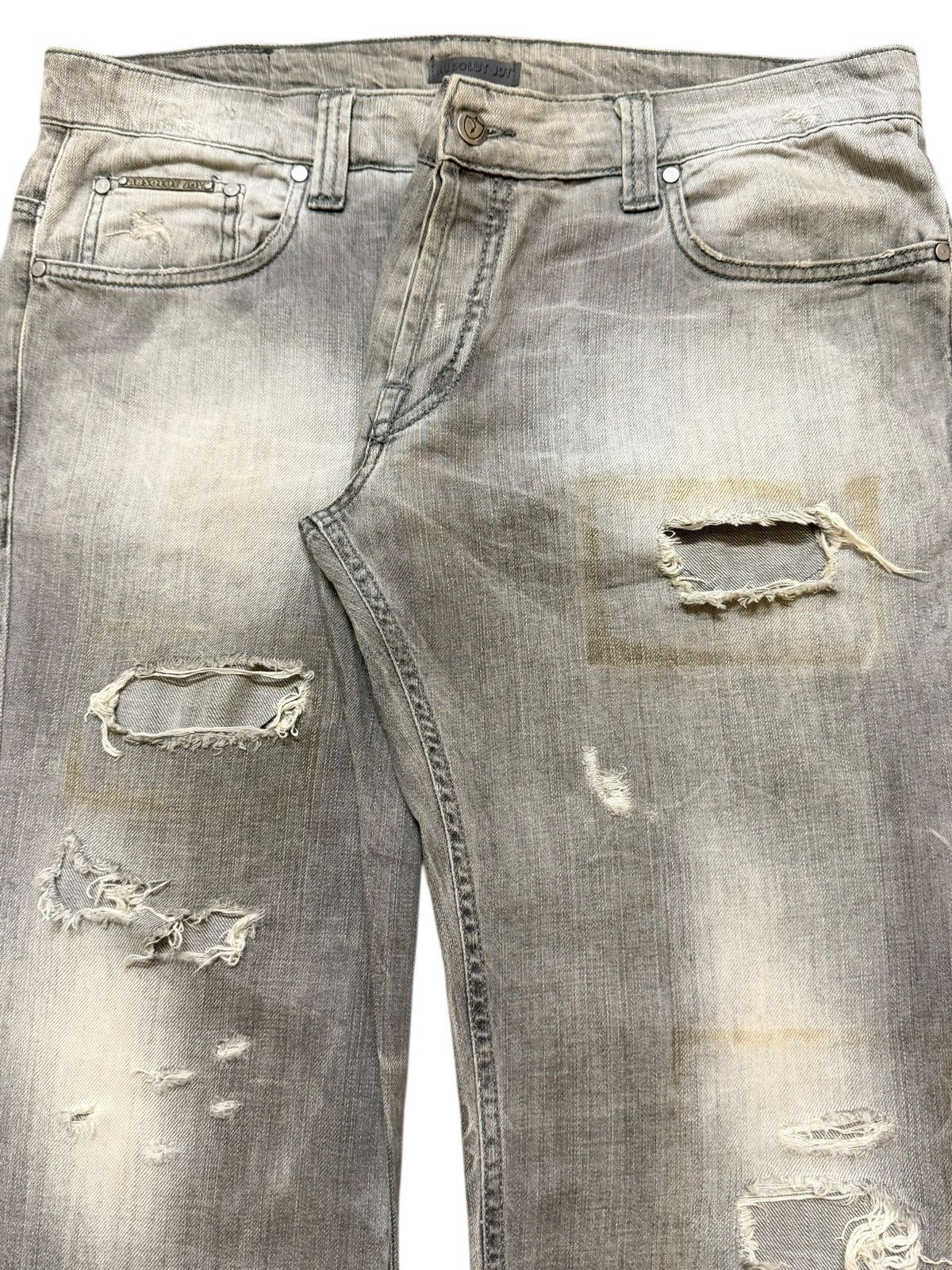 Absolut Joy Vintage 90s Italy Absolut Joy Faded Wash Style Distressed Size US 36 / EU 52 - 4 Thumbnail