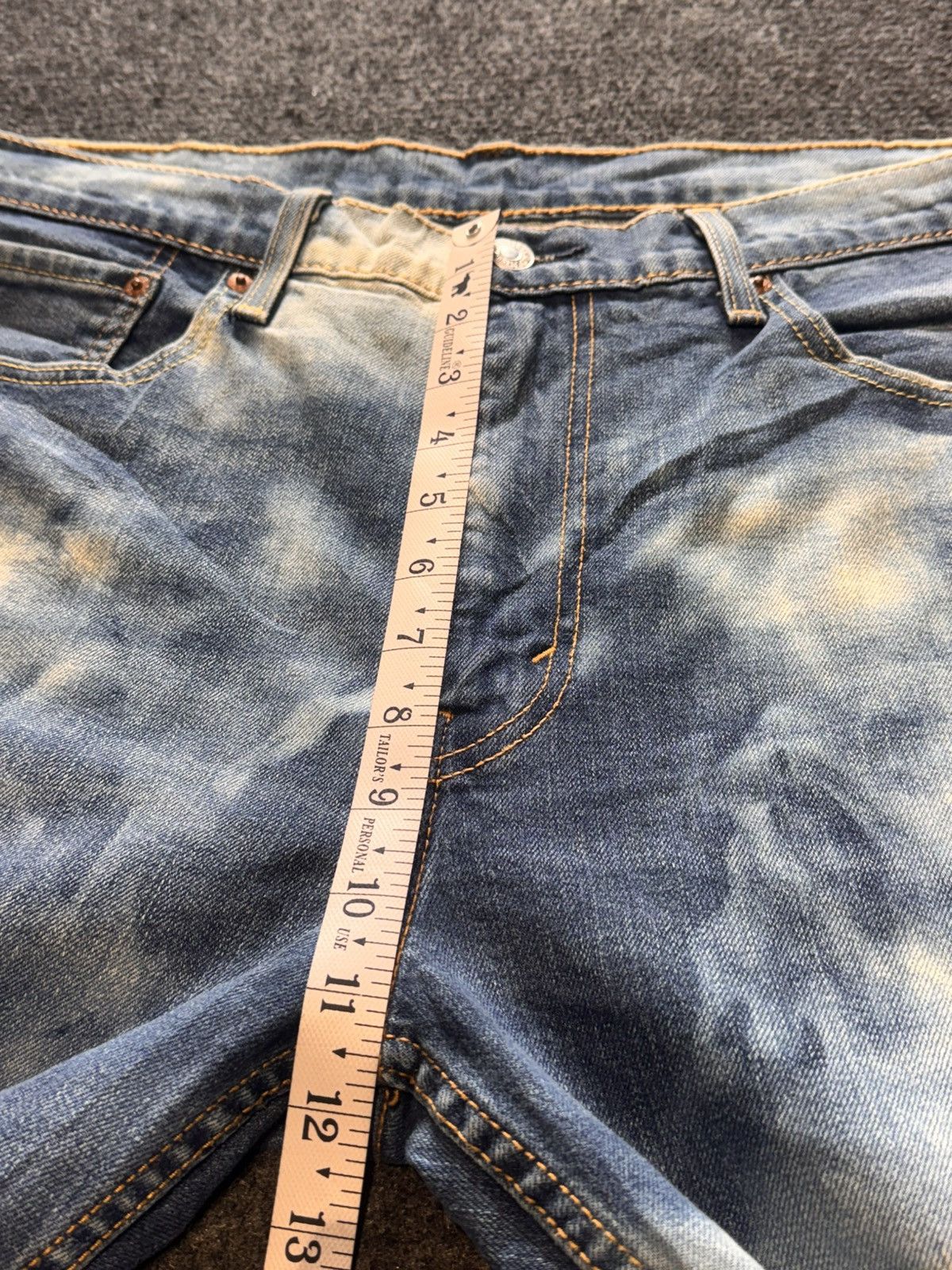 Levi's Levi's 502 Regular Taper Jeans - Custom Cloud Tie-Dye Size US 37 - 10 Thumbnail