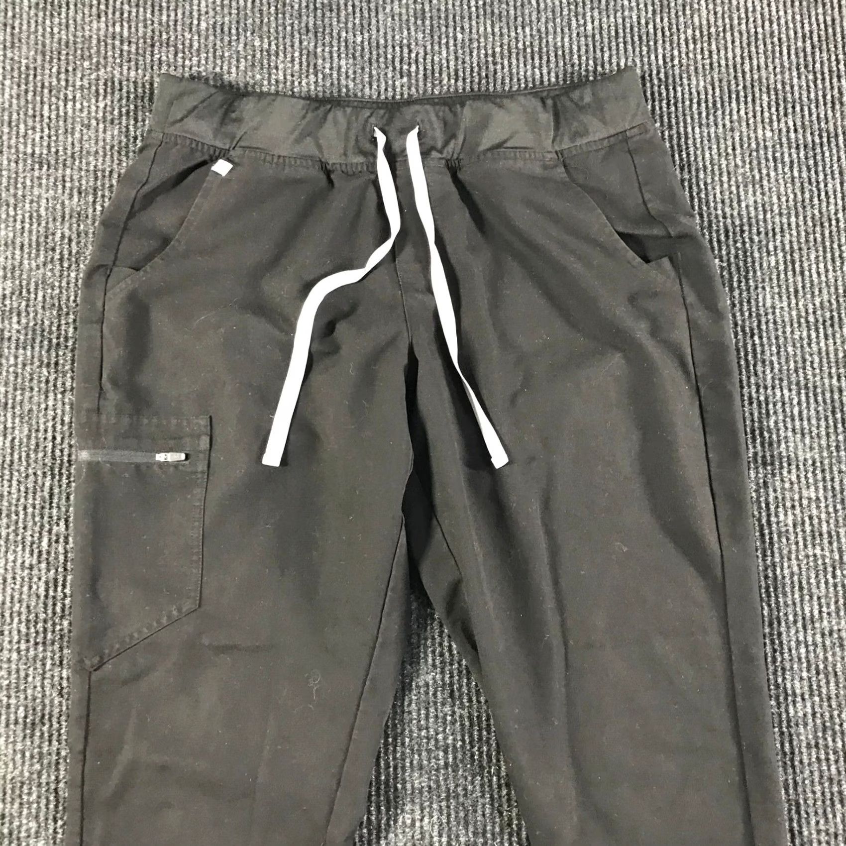 Vintage FIGS Technical Collection Black Scrub Jogger Pants Womens Size S Size 28" / US 6 / IT 42 - 2 Thumbnail