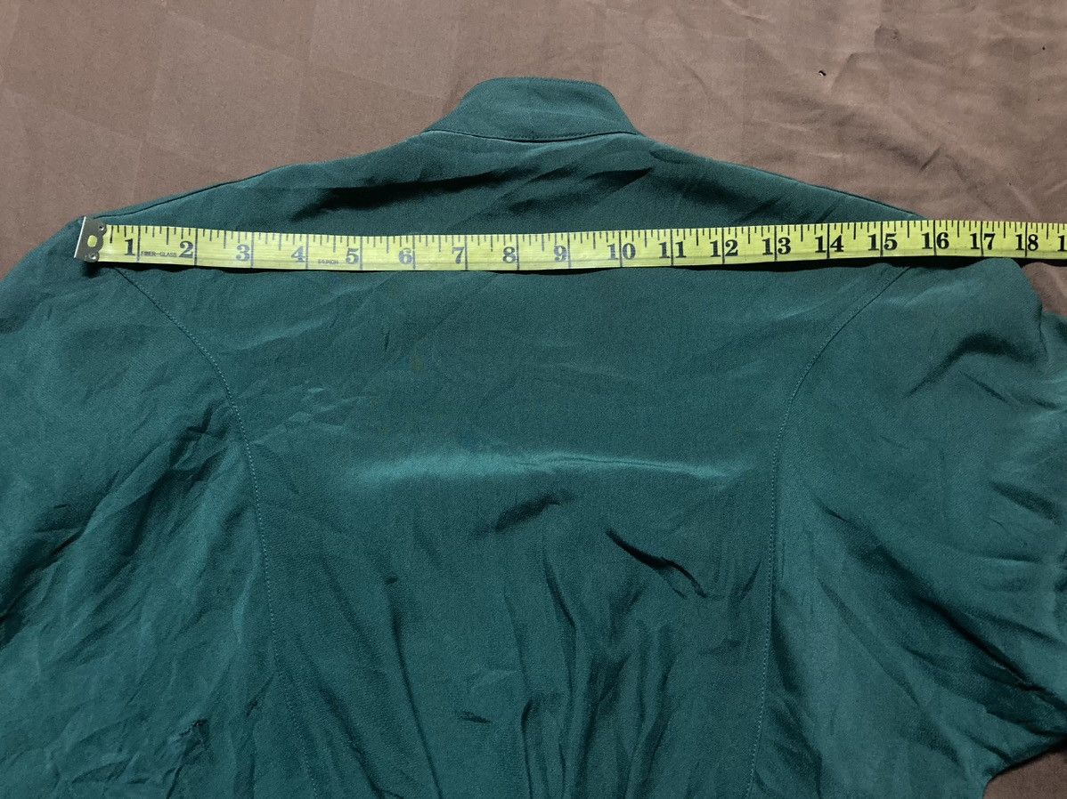 Thierry Mugler Vintage 90s Thierry Mugler Snap Button Green Dress Size S / US 4 / IT 40 - 17 Thumbnail