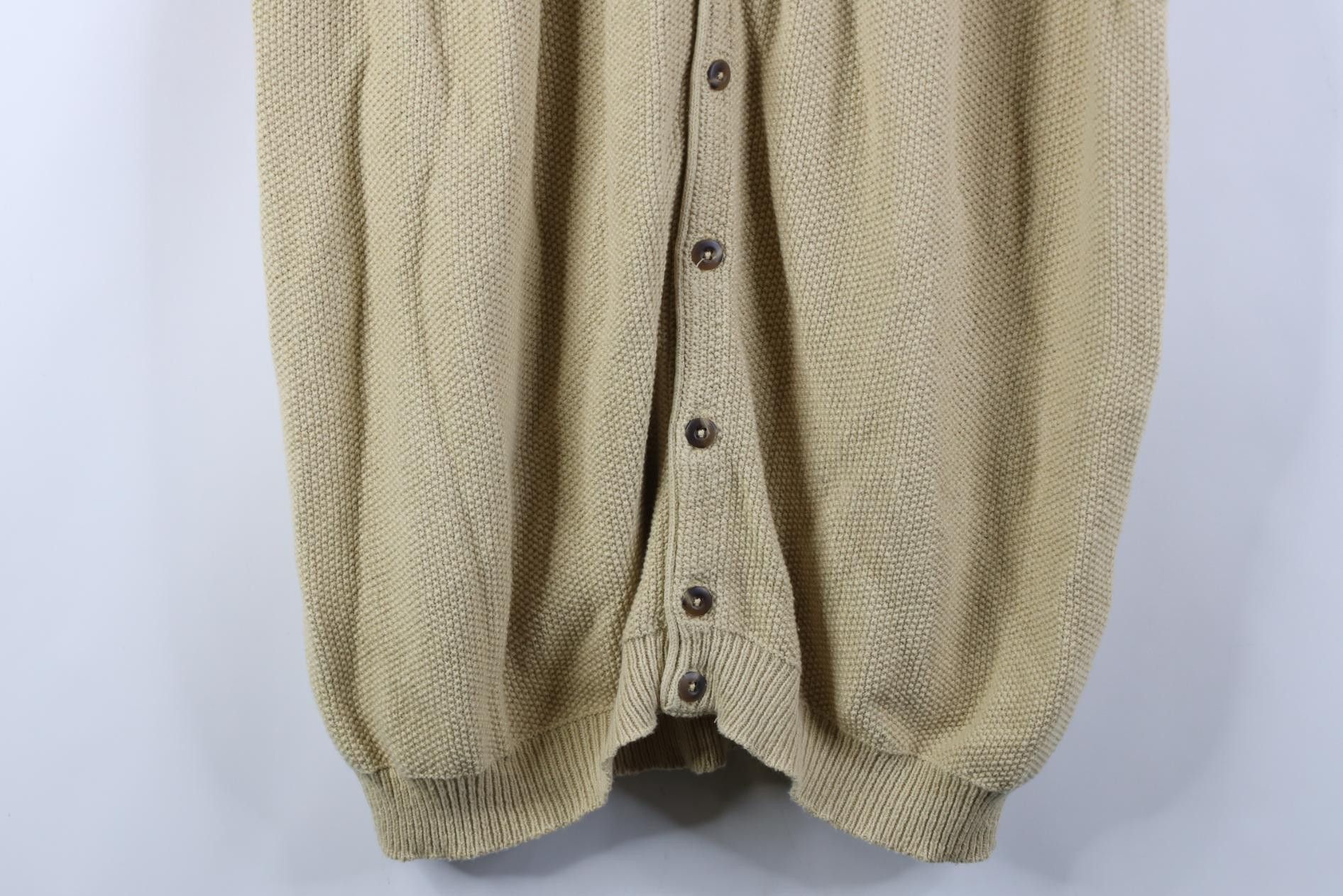 L.L. Bean Vintage 90s LL Bean Thermal Cotton Knit Sweater Vest USA Size US L / EU 52-54 / 3 - 3 Thumbnail