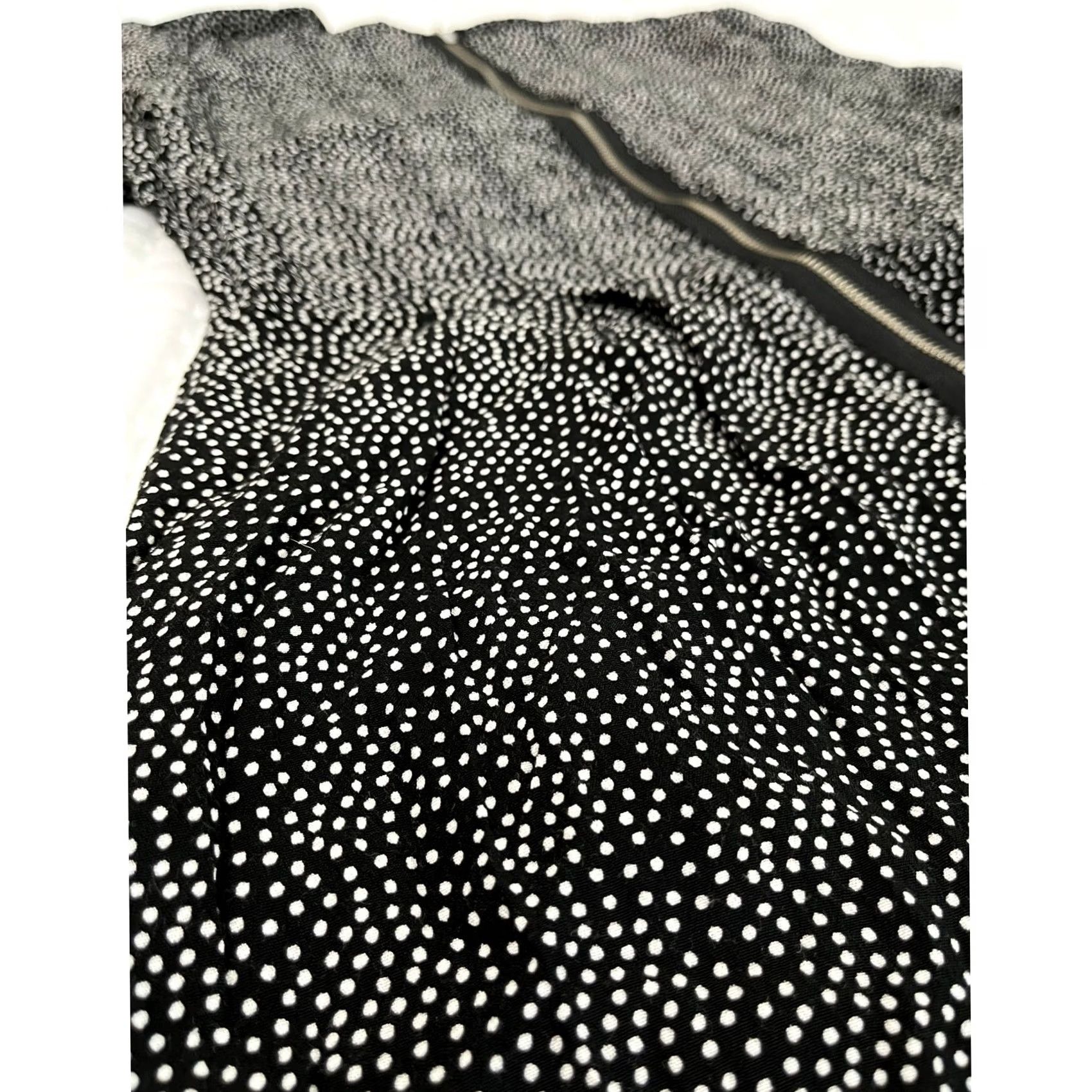 Vintage Cooperative Black Polka Dot Long Sleeve Mini Dress Size M Women Size M / US 6-8 / IT 42-44 - 6 Thumbnail